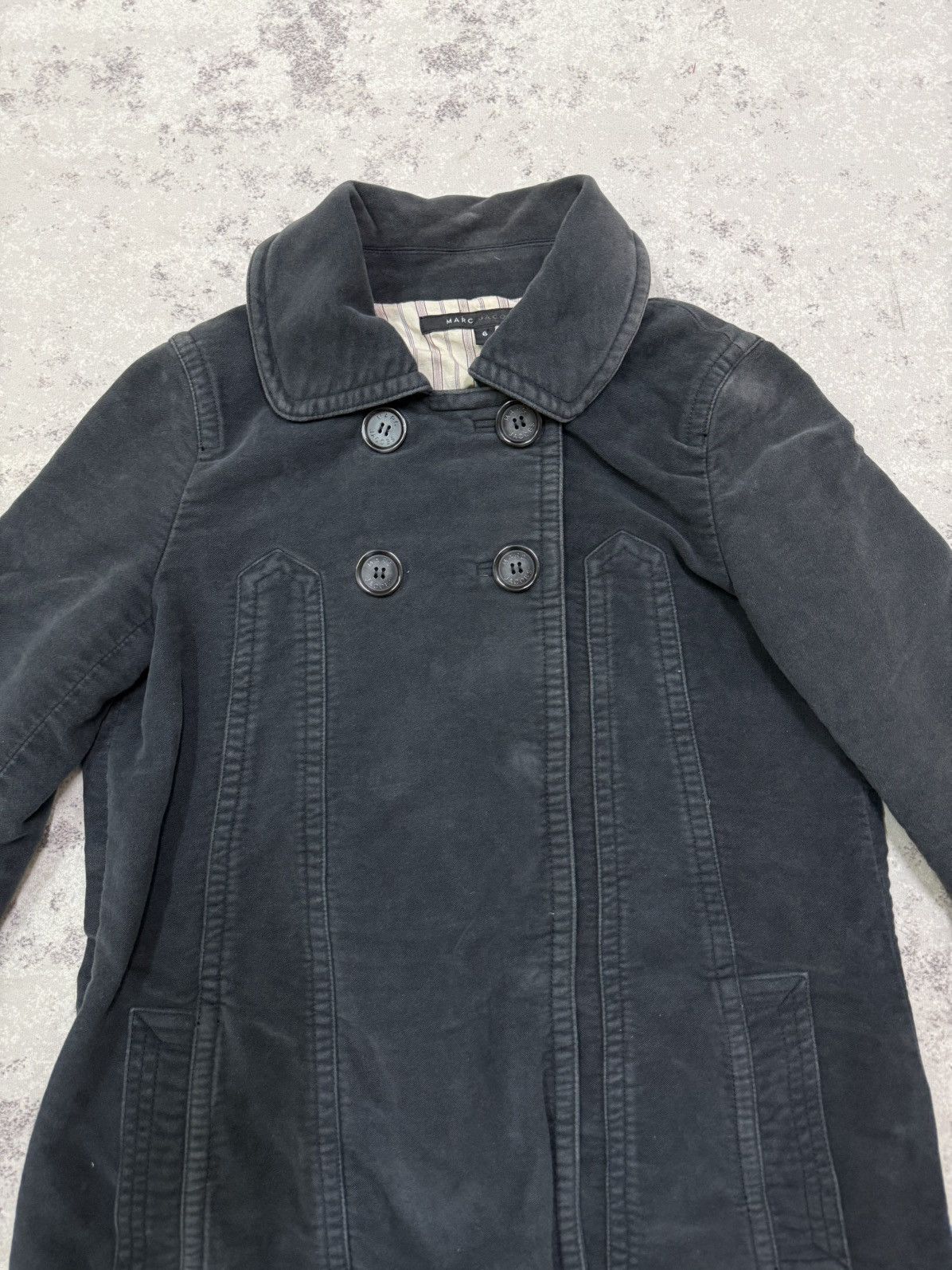Marc Jacobs Vintage Marc Jacobs Double Breasted Long Coat Jacket Size S / US 4 / IT 40 - 6 Thumbnail
