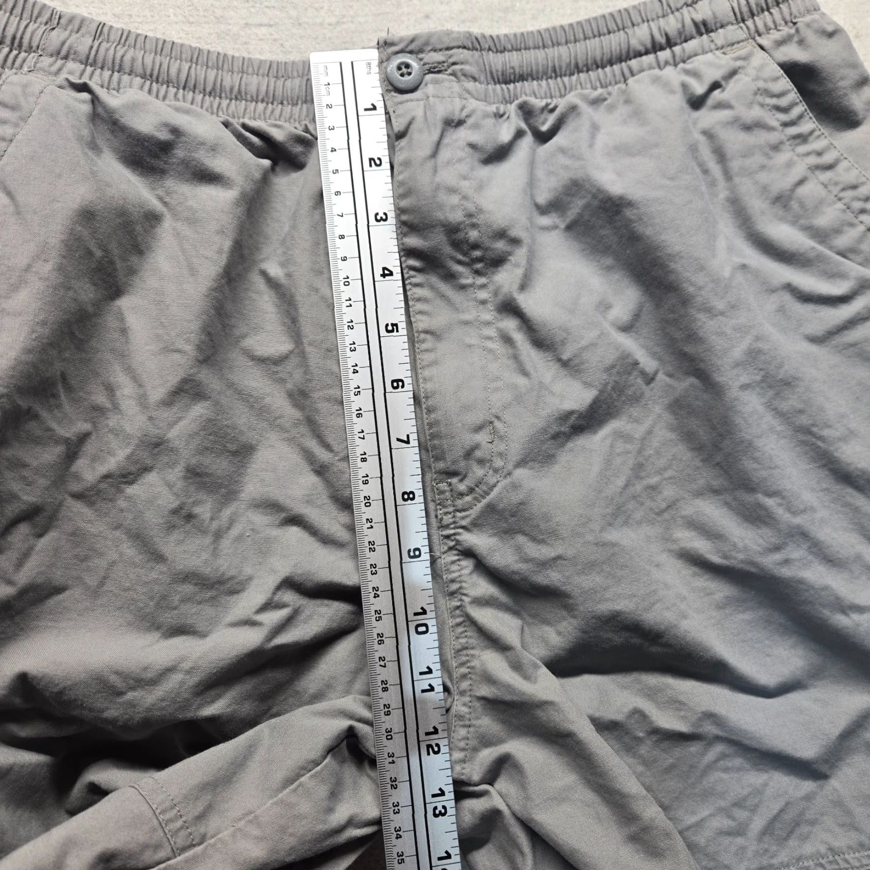 Faded Glory Faded Glory Cargo Shorts – Men – Size 32 – Gray – Stretch Cotton Flat Front Mid Rise, Regular Fit, Casual/Workwear Size US 32 / EU 48 - 7 Thumbnail