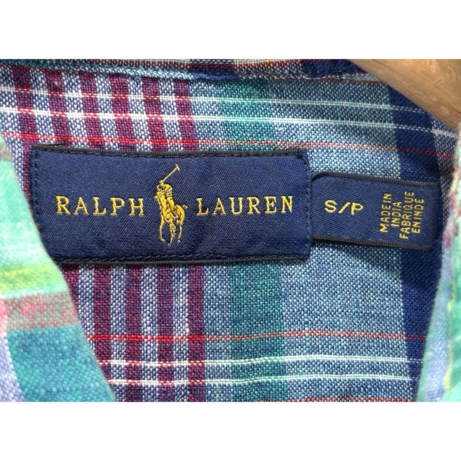 Ralph Lauren Ralph Lauren Linen Button-Up Shirt Mens Small Plaid Beach Vacation Casual Woven Collared Size US S / EU 44-46 / 1 - 6 Thumbnail