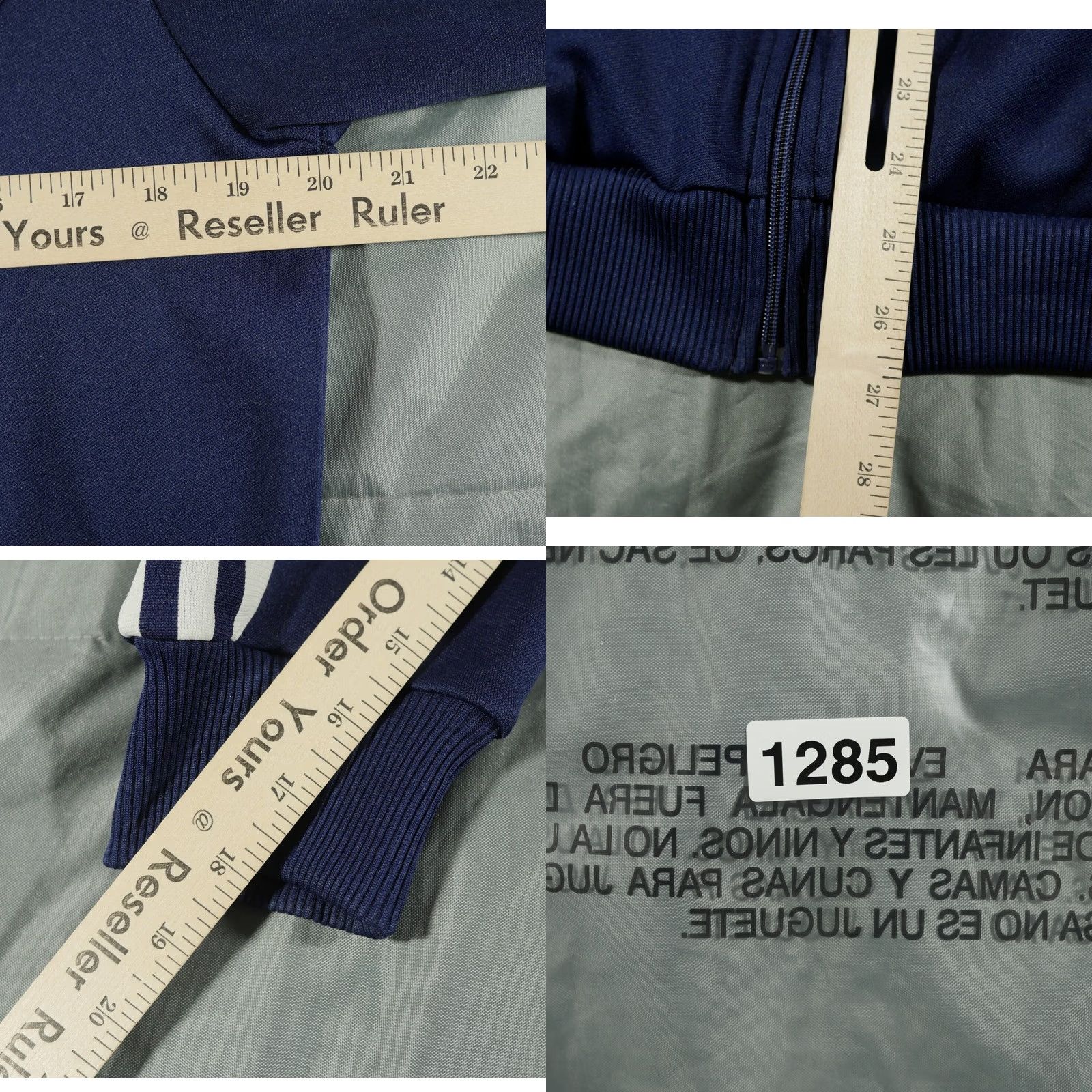Adidas VINTAGE Adidas Jacket Mens XL Blue White Track 70s Sherwood Zip Size US XL / EU 56 / 4 - 8 Thumbnail