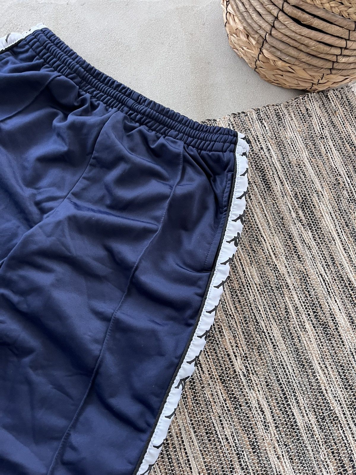 Kappa Vintage Kappa Navy Side Stripes Sportswear Sweatpants Y2K Size US 32 / EU 48 - 7 Thumbnail