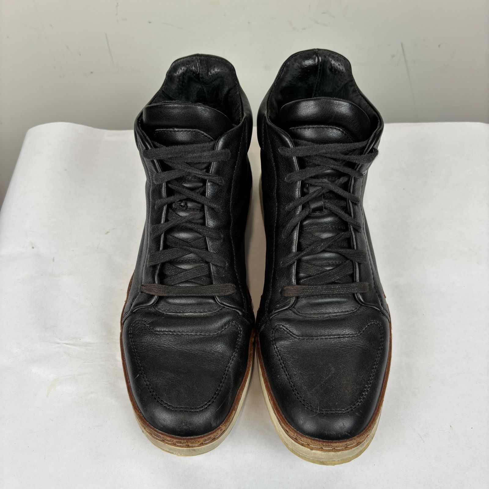 John Varvatos John Varvatos Star USA Leather High Top Sneakers Men's 10M Size US 10 / EU 43 - 8 Thumbnail