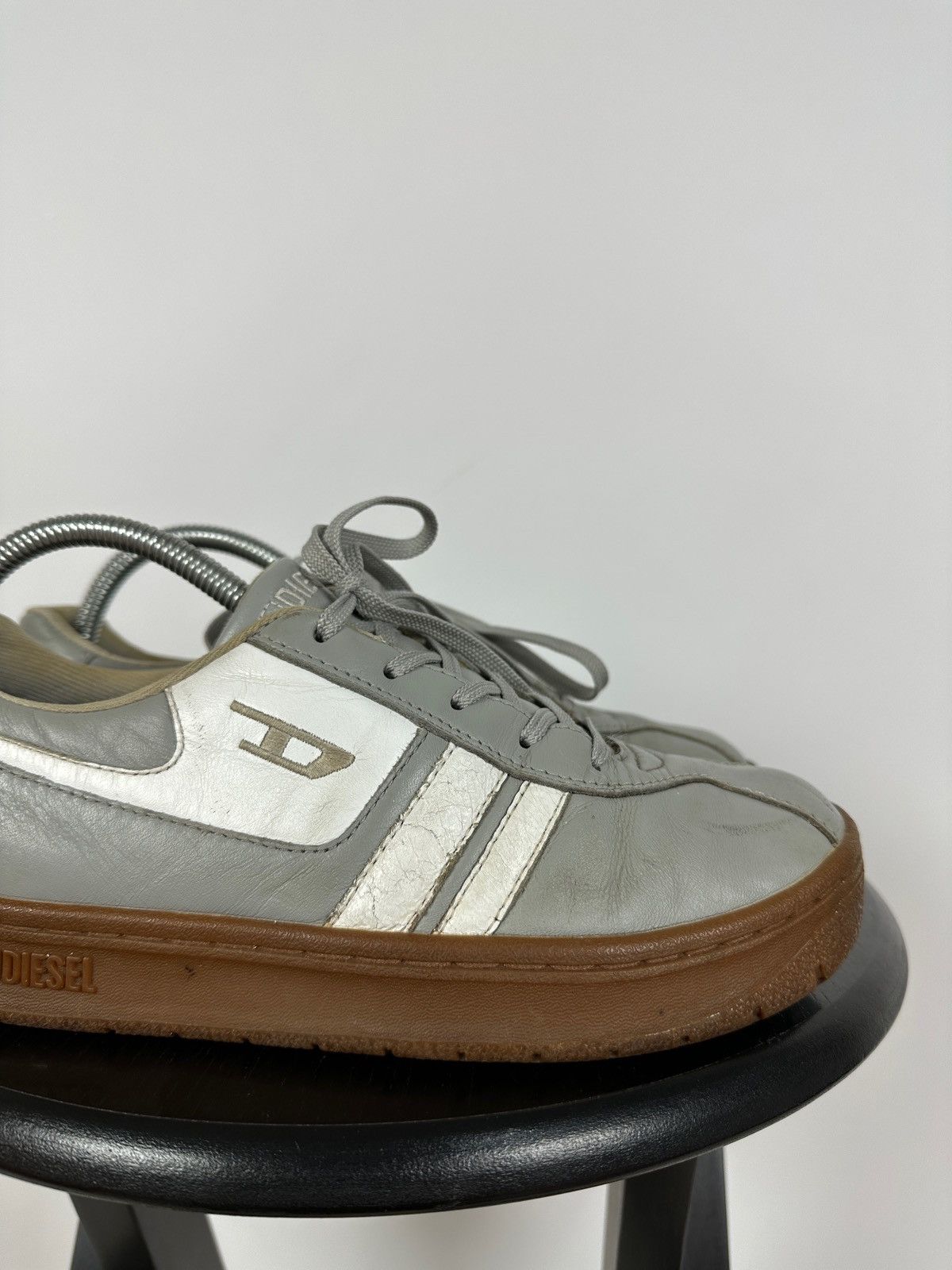 Diesel Vintage Diesel Y2K Leather Sneakers Size US 7 / EU 40 - 15 Thumbnail