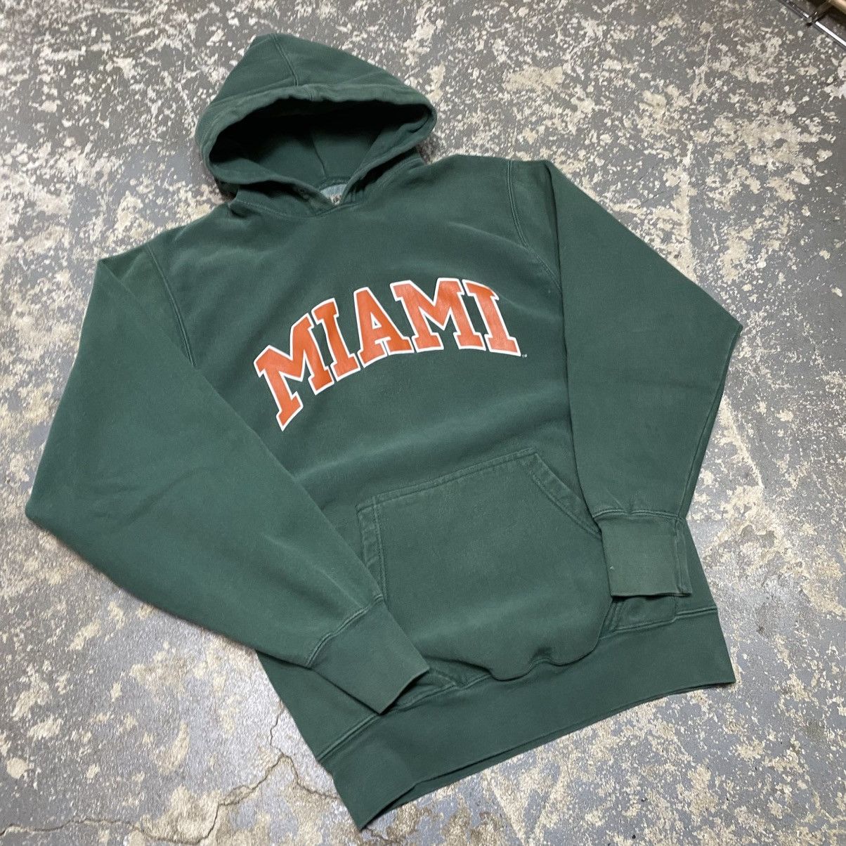 Vintage Vintage Miami University Reverse Weave Hoodie Size US M / EU 48-50 / 2 - 10 Thumbnail