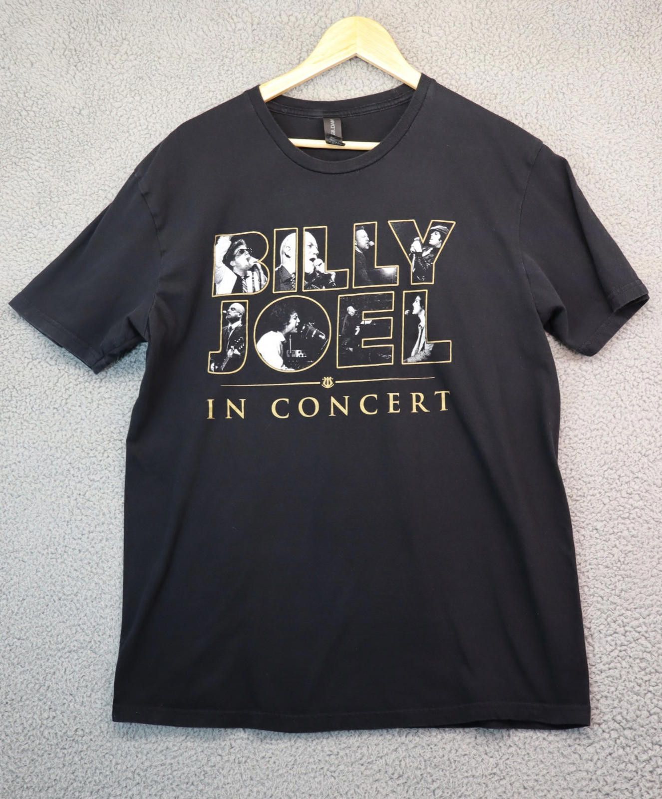 Gildan Billy Joel Concert T-Shirt Size Large Two Sided '23 '24 Size ONE SIZE - 2 Thumbnail