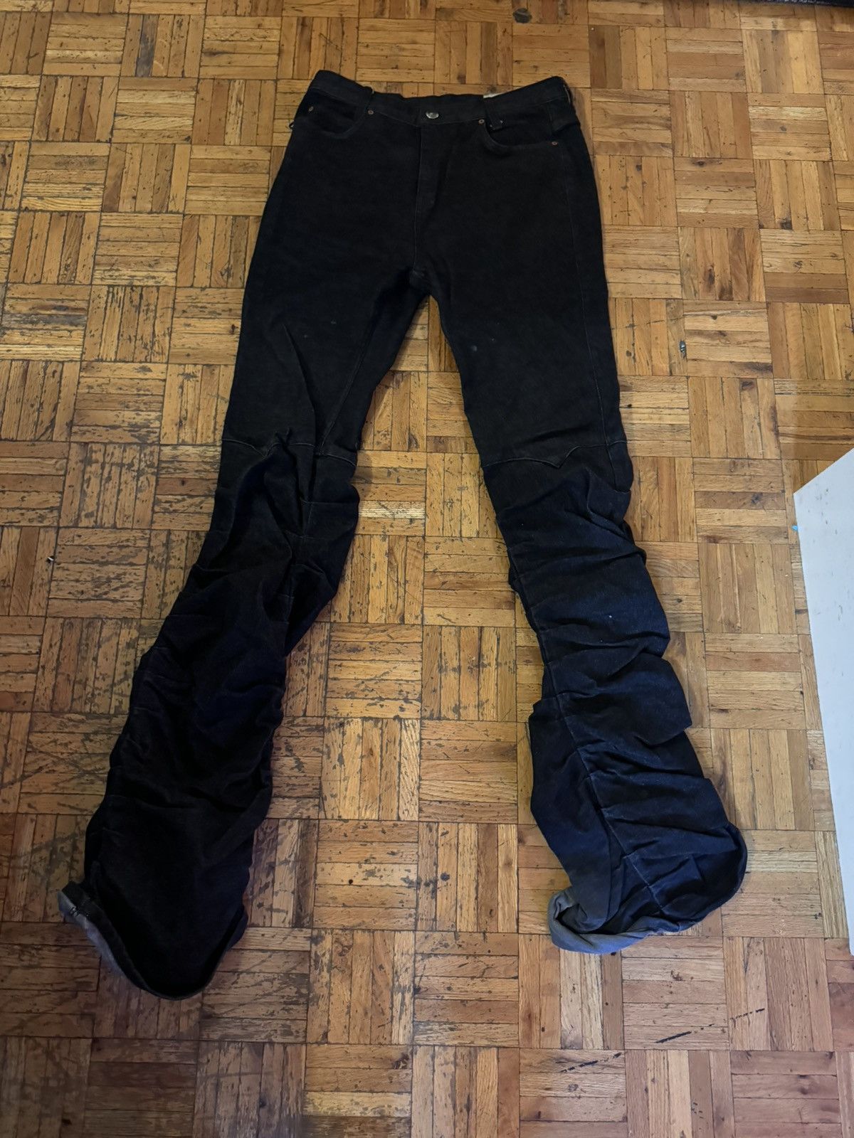 Andersson Bell Andersson Bell Martina Western Jeans - Matt Black Size US 29 - 1 Thumbnail