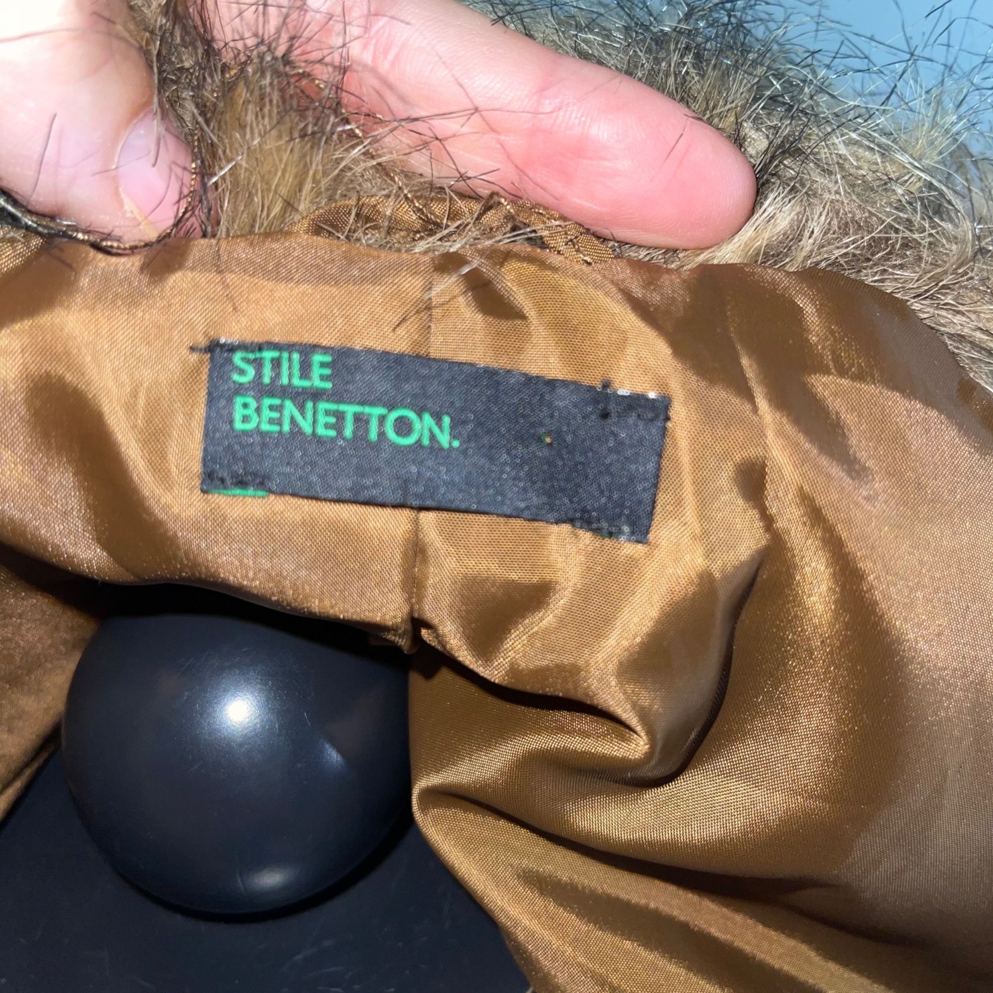 Benetton Benetton Womens Jacket Coat Size 40 Brown Size S / US 4 / IT 40 - 4 Thumbnail