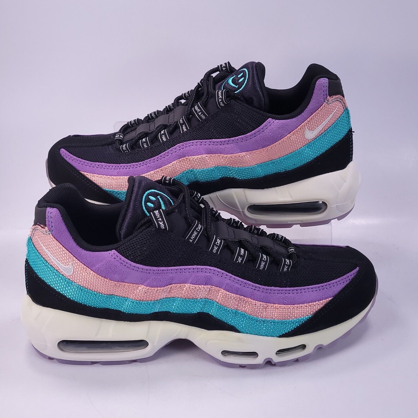 Nike Nike Air Max 95 ND Shoe Mens Size 8 BQ9131-001 Black Purple Size US 8 / EU 41 - 6 Thumbnail