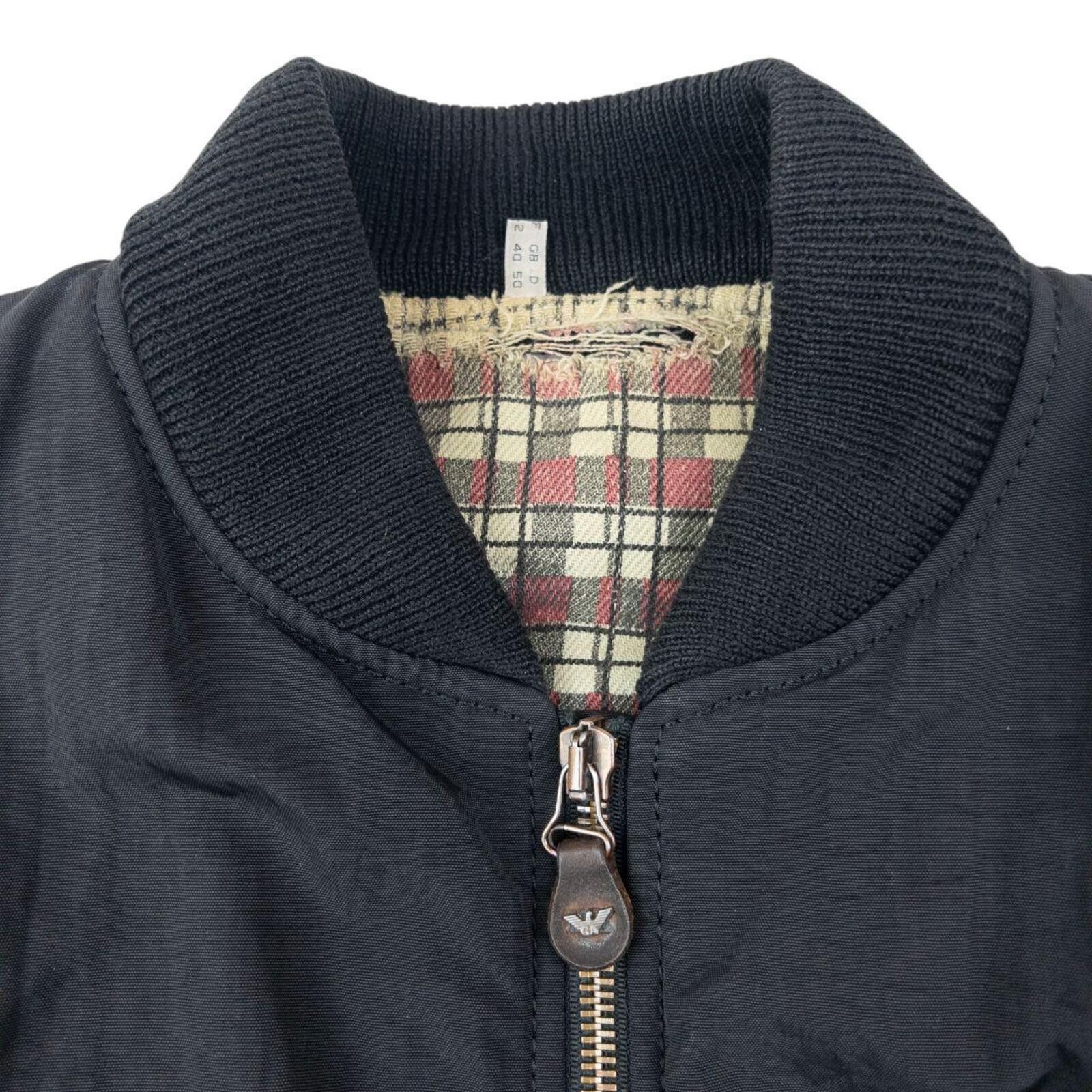 Other Vintage Armani Jeans Ballistic Nylon Padded Bomber Jacket XL Size US XL / EU 56 / 4 - 4 Thumbnail
