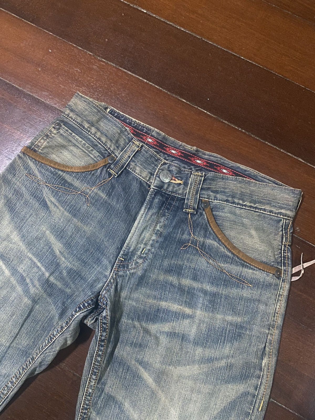 Edwin Edwin exclusive vintage mud wash flare rusty distressed Size US 33 - 8 Thumbnail