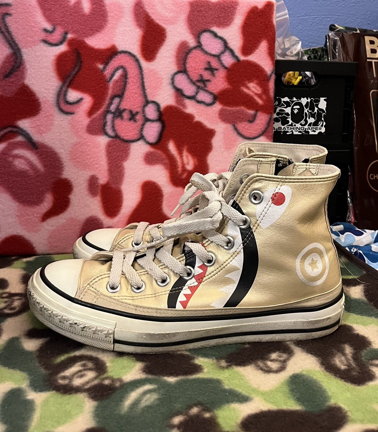 Bape Bape Shark Bapestas Size US 7 / EU 40 - 2 Thumbnail
