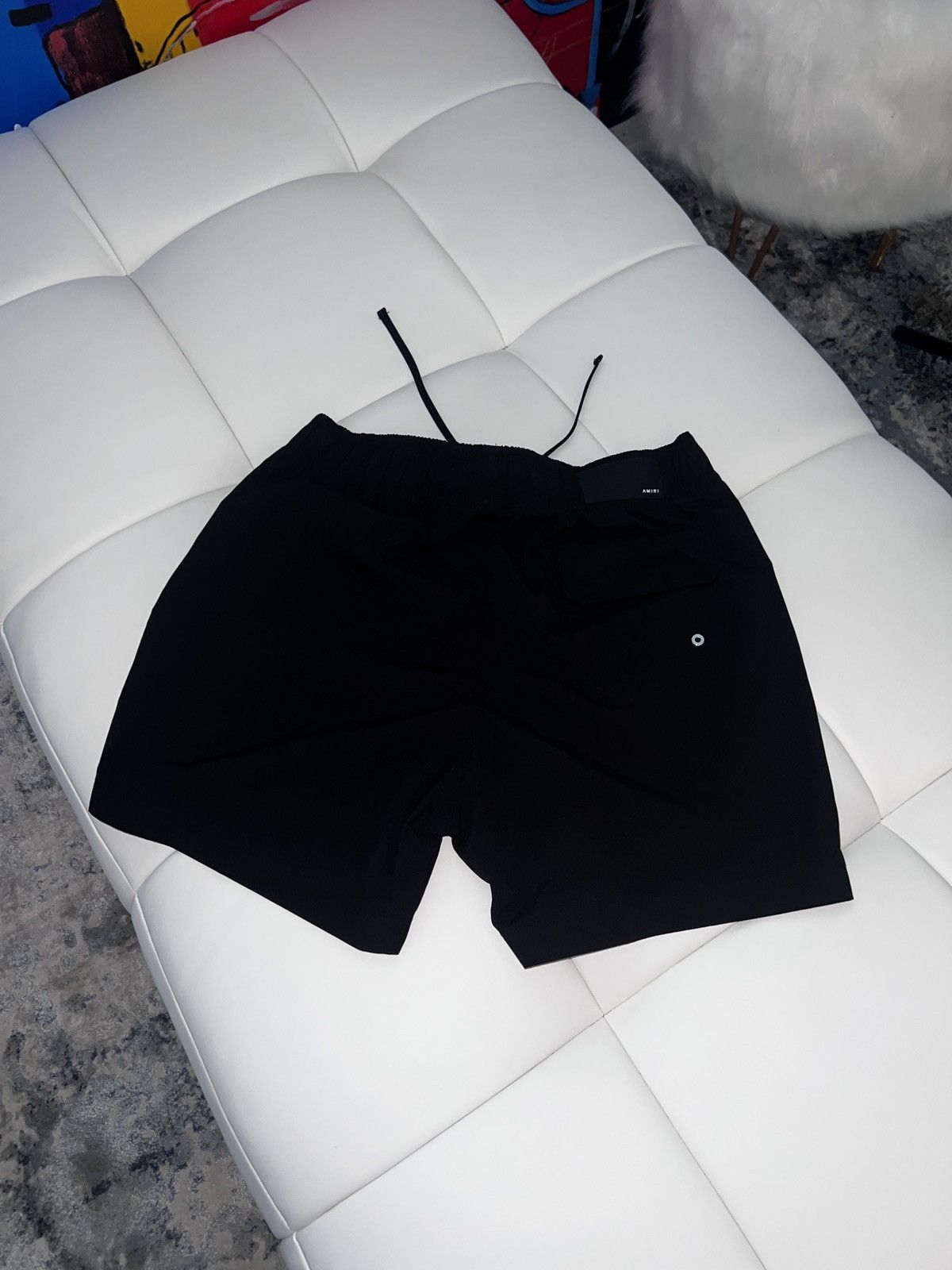 Amiri Amiri logo swim shorts LARGE Size US 34 / EU 50 - 3 Thumbnail