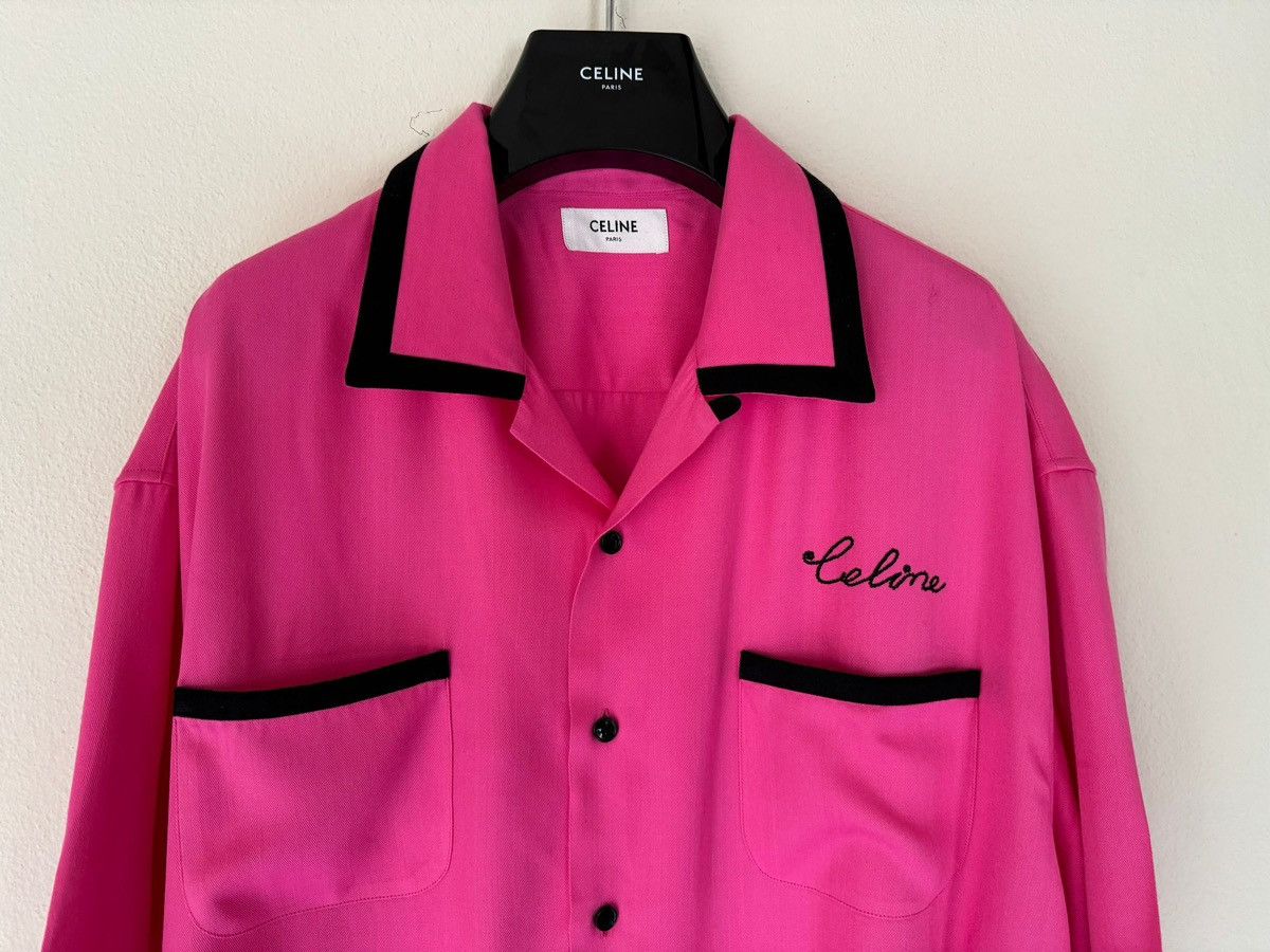 Celine × Hedi Slimane SS22 Loose Bowling Shirt Hawaiian Short Sleeve Size US S / EU 44-46 / 1 - 11 Thumbnail