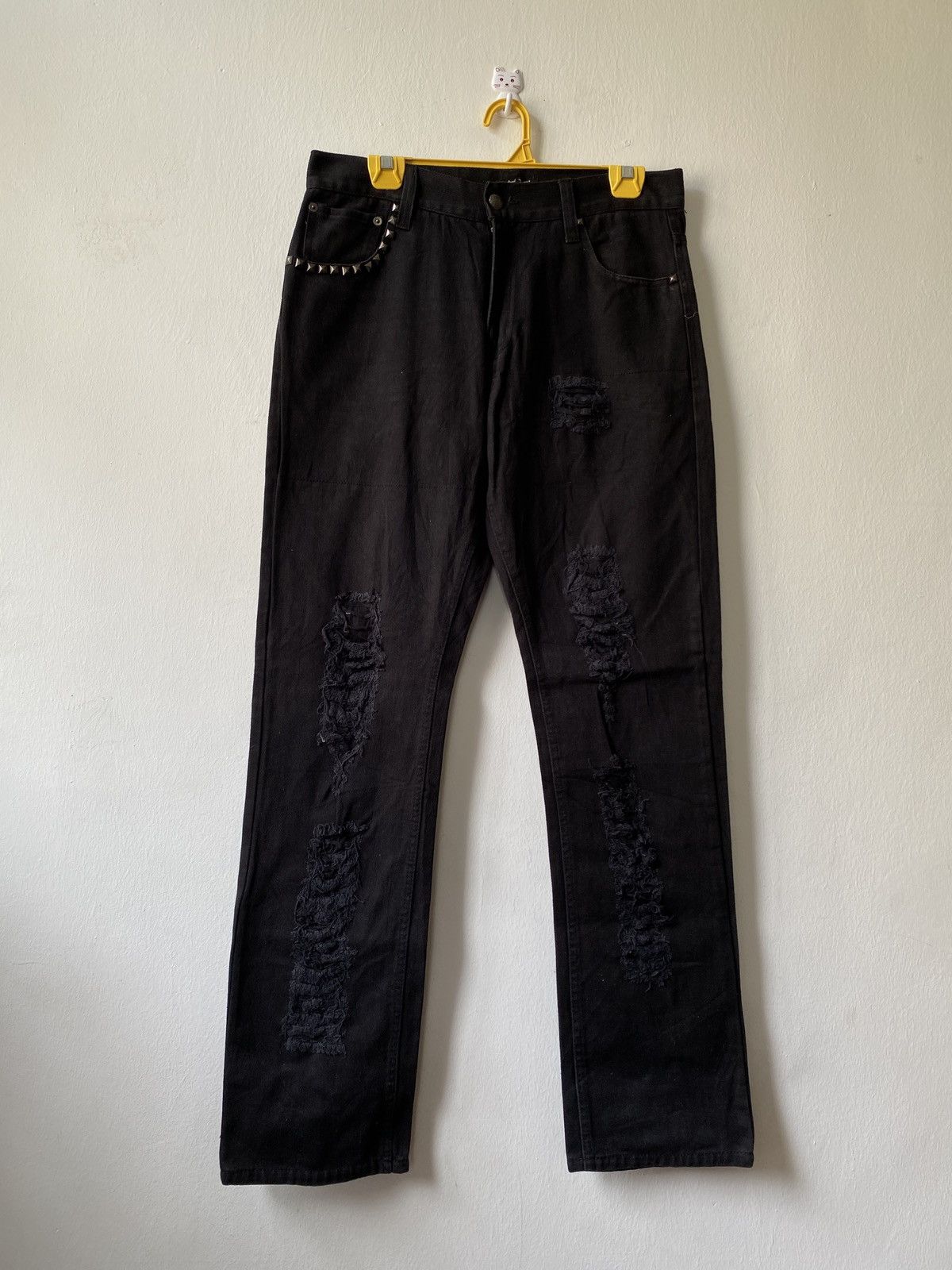 Hysteric Glamour × Japanese Brand Japanese Brand Clone Devgru Distressed Denim Size US 31 - 1 Thumbnail