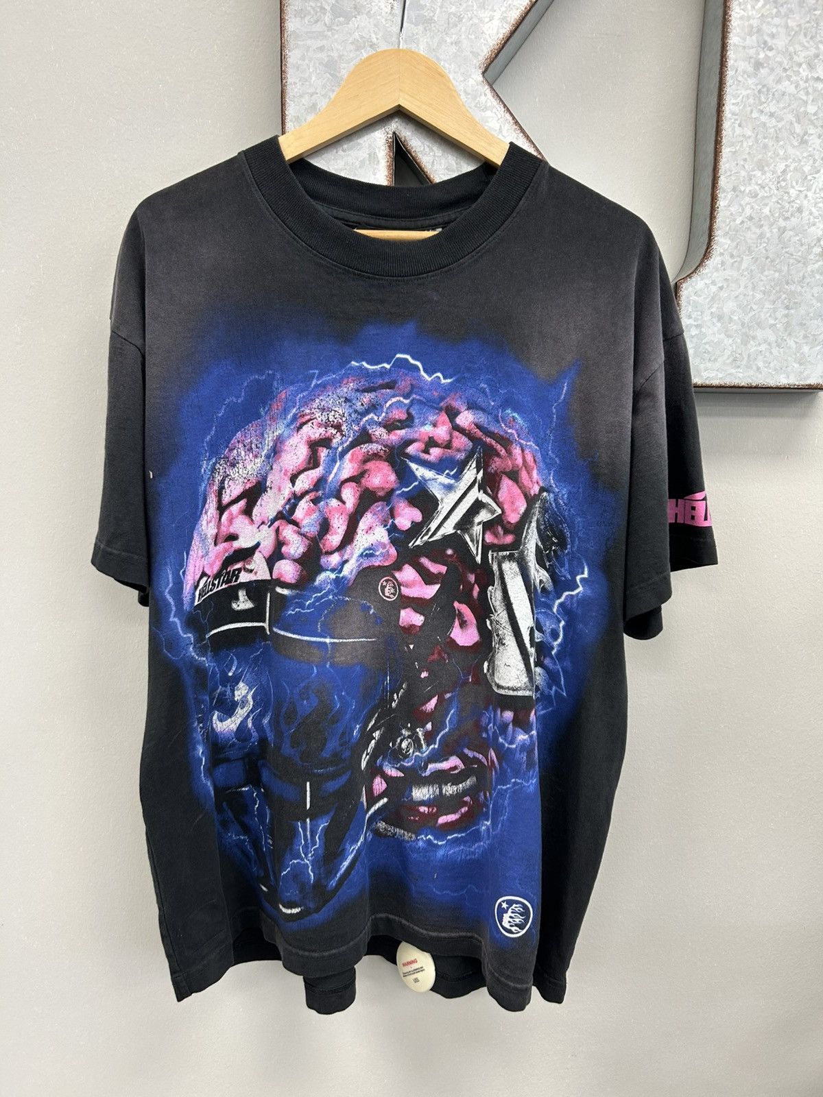 HELLSTAR Hellstar Powered By The Star Football Helmet Tee Black Size US L / EU 52-54 / 3 - 1 Thumbnail