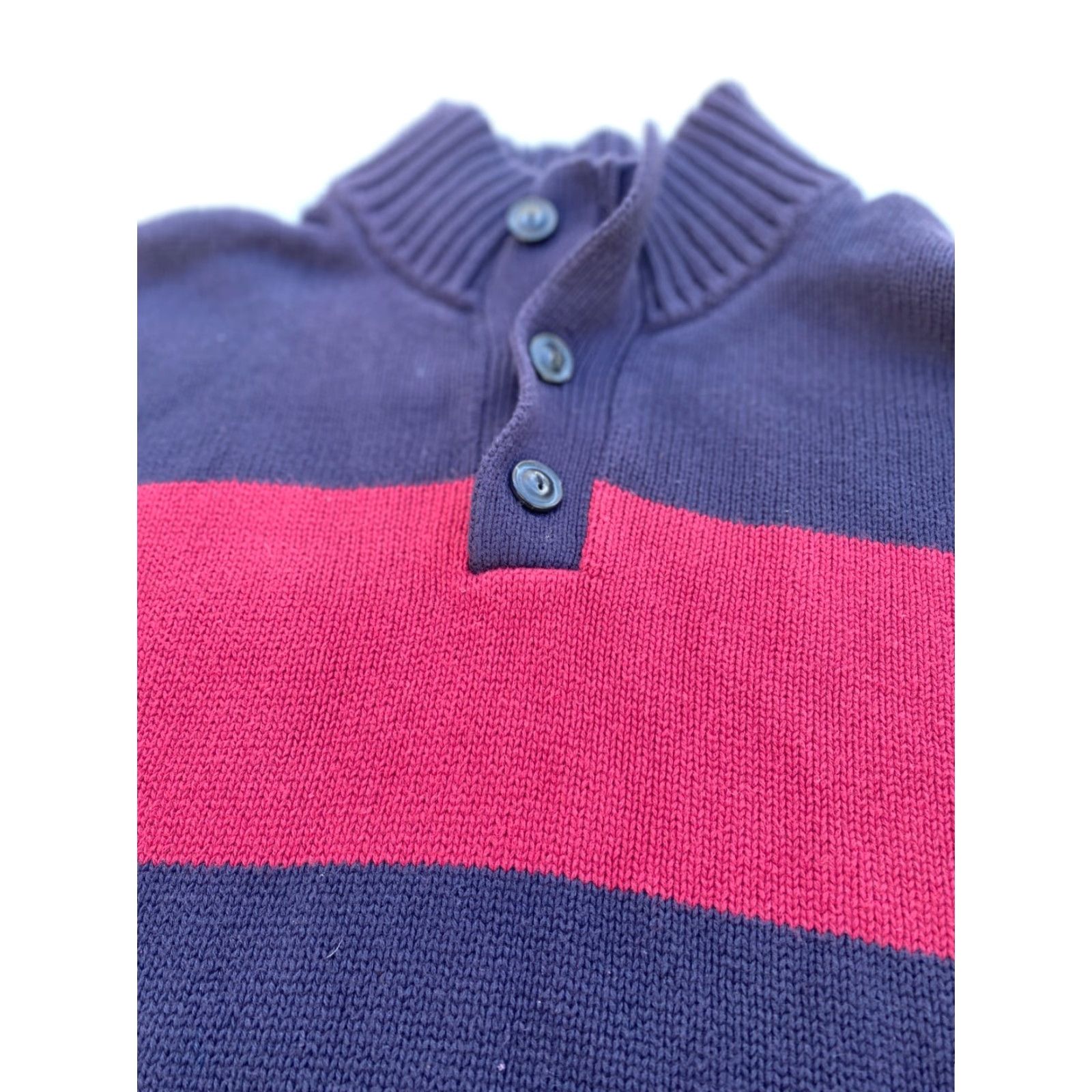 Polo Ralph Lauren Polo Jeans Ralph Lauren Men's Vintage Mock Neck Sweater Knit Navy Size M 90s Polo Jeans Ralph Lauren Pullover Sweater Mens Vintage 90s Classic Size US M / EU 48-50 / 2 - 4 Thumbnail