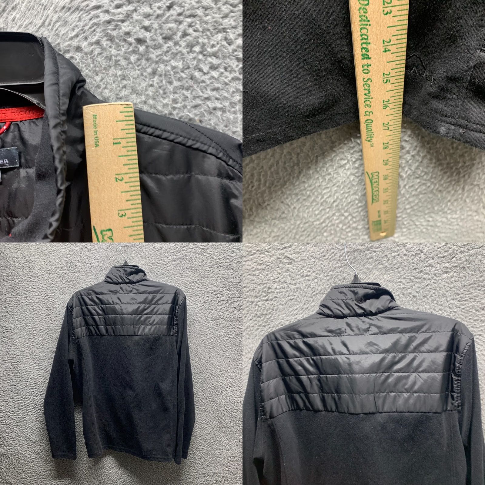 Eddie Bauer Eddie Bauer Sweatshirt Womens Medium Black 1/4 Zip Fleece Pullover Sweater 90s Aztec Size M / US 6-8 / IT 42-44 - 9 Thumbnail