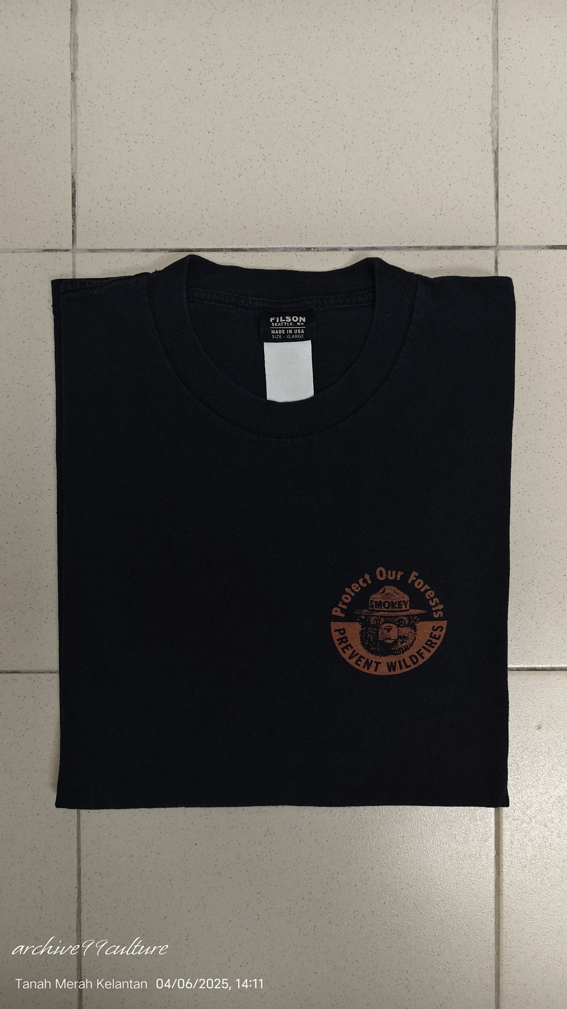 Filson × Vintage FILSON x SMOKEY BEAR PREVENT WILDFIRES t-shirt Size US XL / EU 56 / 4 - 11 Thumbnail