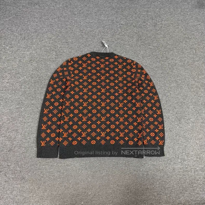 Louis Vuitton Louis Vuitton Cashmere full print print knit sweater Size US XL / EU 56 / 4 - 1 Thumbnail