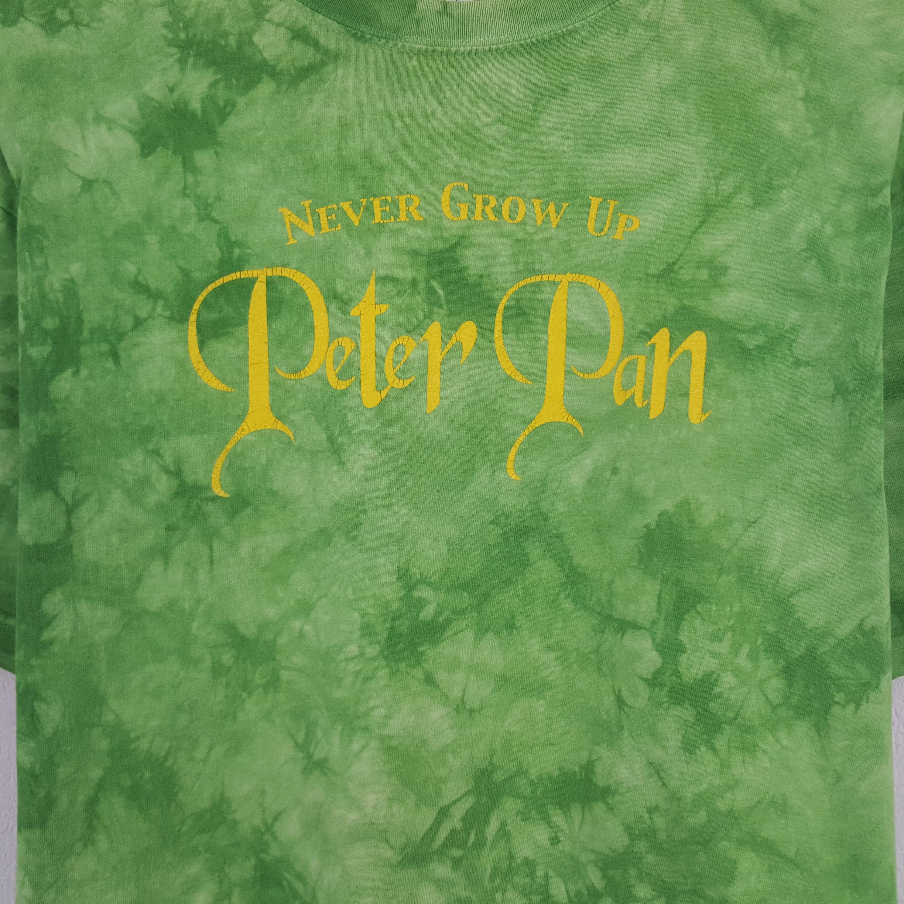 Vintage Vintage Never Grow Up Peter Pan Tshirt Size US XL / EU 56 / 4 - 2 Thumbnail