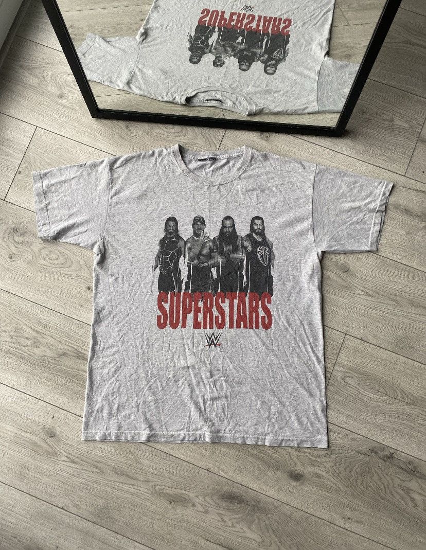 Vintage Vintage 90's WWE Wrestling Superstars Boxy T-shirt L Size US L / EU 52-54 / 3 - 2 Thumbnail
