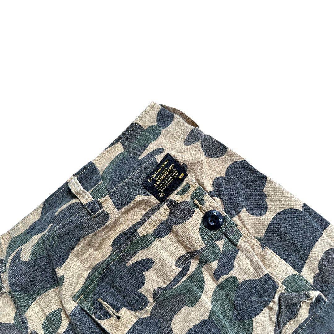Bape XL 36 Waist Bape 1st Camo Cargo Shorts Size US 36 / EU 52 - 3 Thumbnail