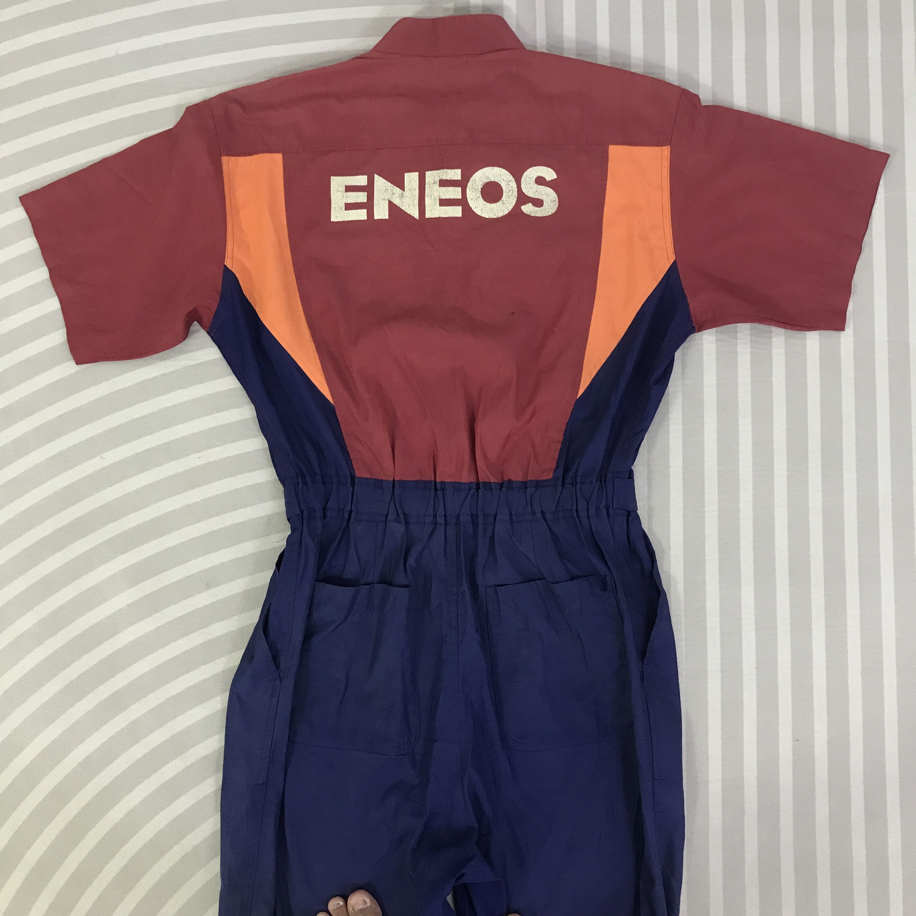 Japanese Brand Vintage Eneos oil Japan Coverall Jacket K122B1 Size US L / EU 52-54 / 3 - 2 Thumbnail