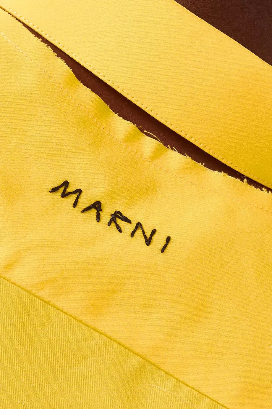 Marni o1w1db10824 Sleeves Shirt in Yellow Size M / US 6-8 / IT 42-44 - 4 Thumbnail