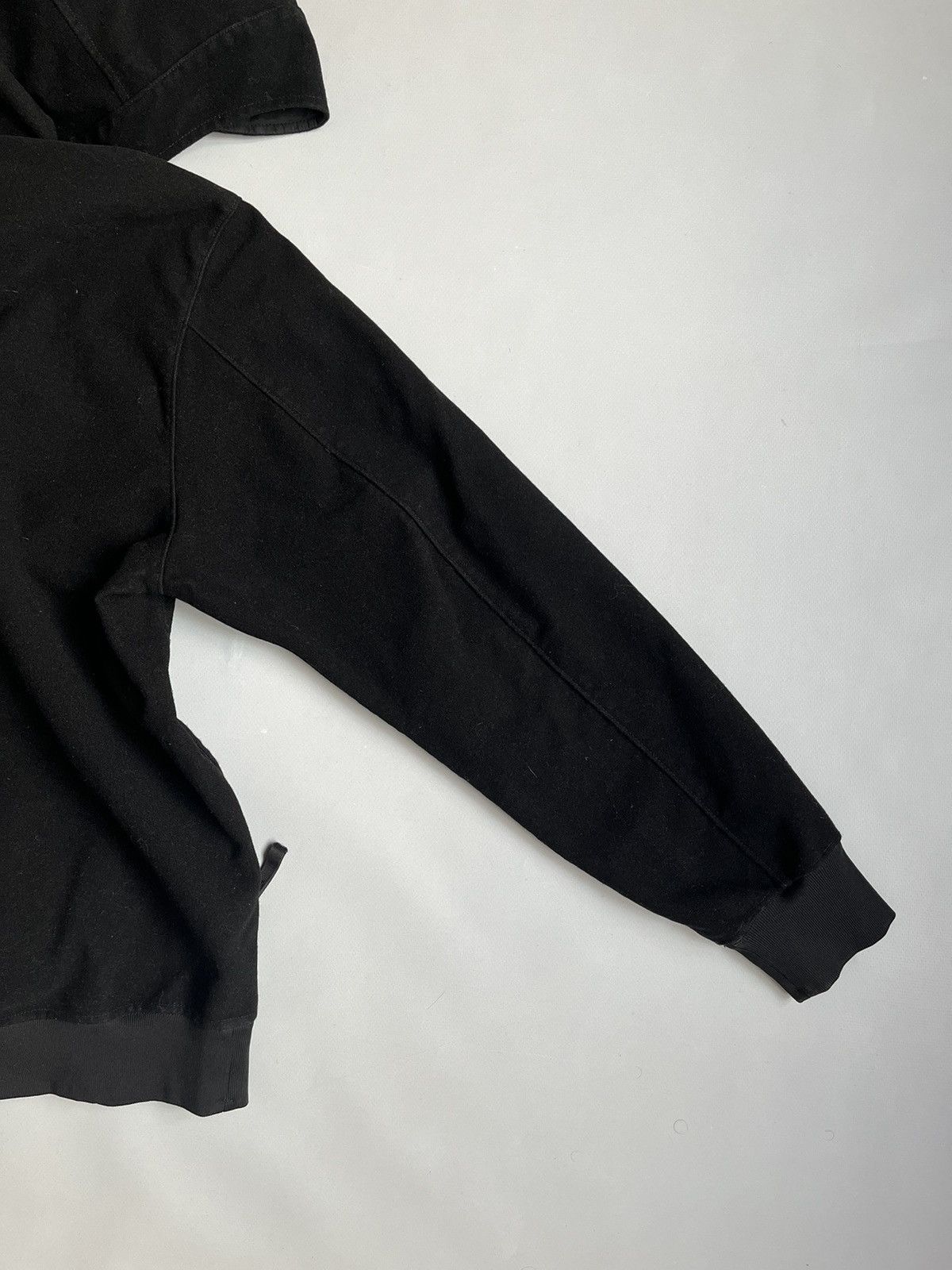 Stone Island Stone Island Men 2021 Black Ghost Flocked Pullover Hoodie Size US M / EU 48-50 / 2 - 23 Thumbnail