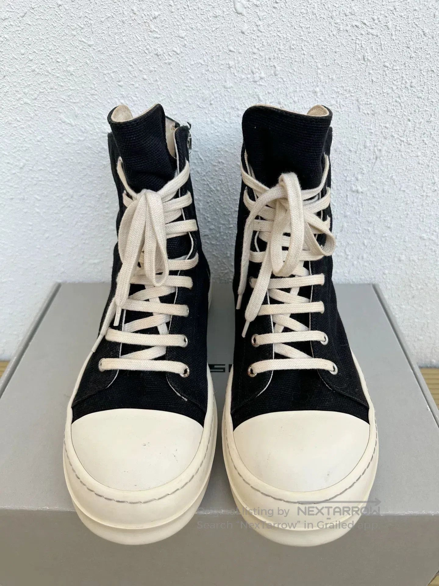 Rick Owens Drkshdw Rick Owens DRKSHDW Canvas Sneakers. Size US 8 / EU 41 - 2 Thumbnail