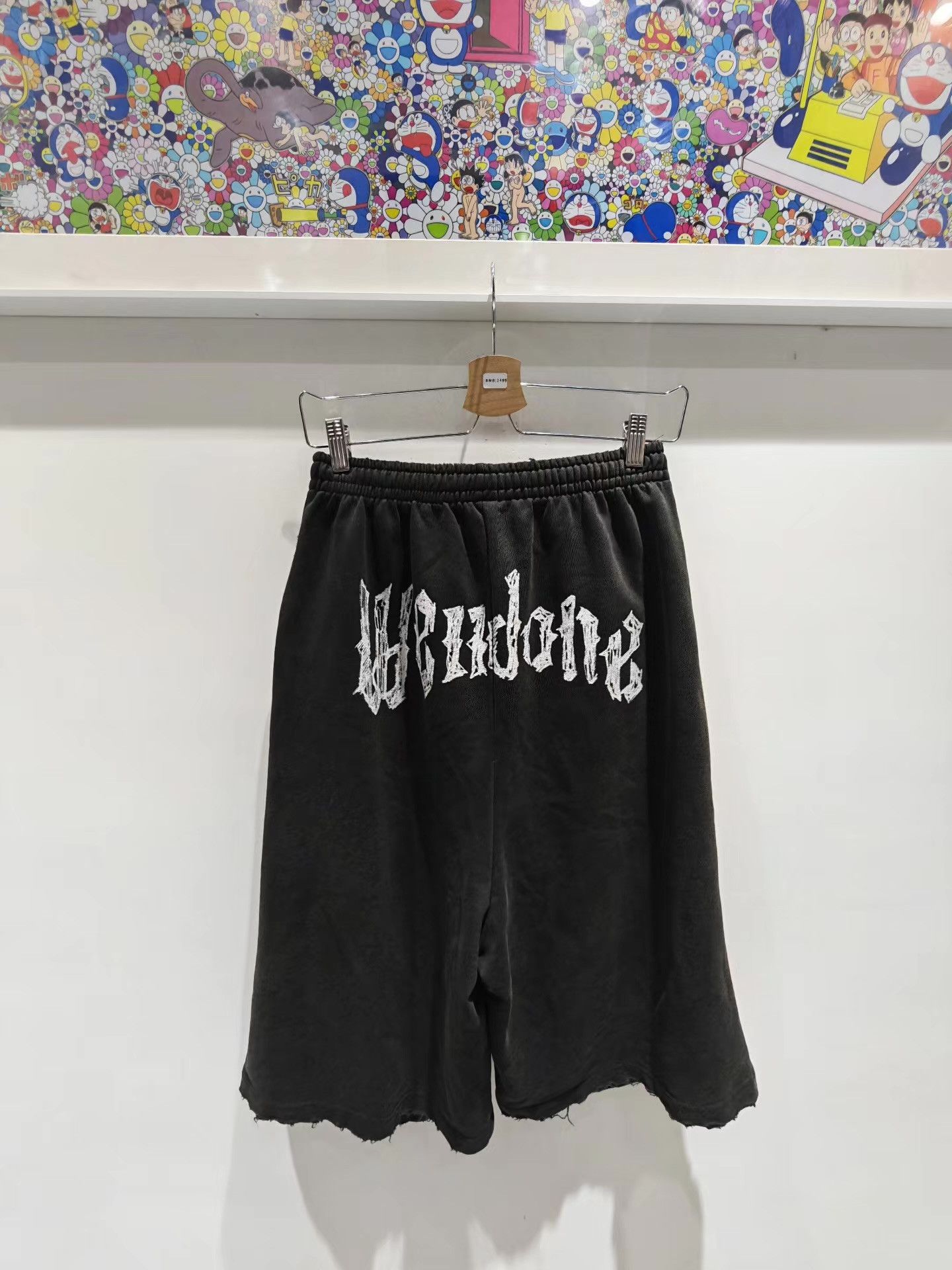 WE11DONE We11done 25SS Gothic Letter WashedDistressedCapriPants Q15 Size US 30 / EU 46 - 1 Thumbnail