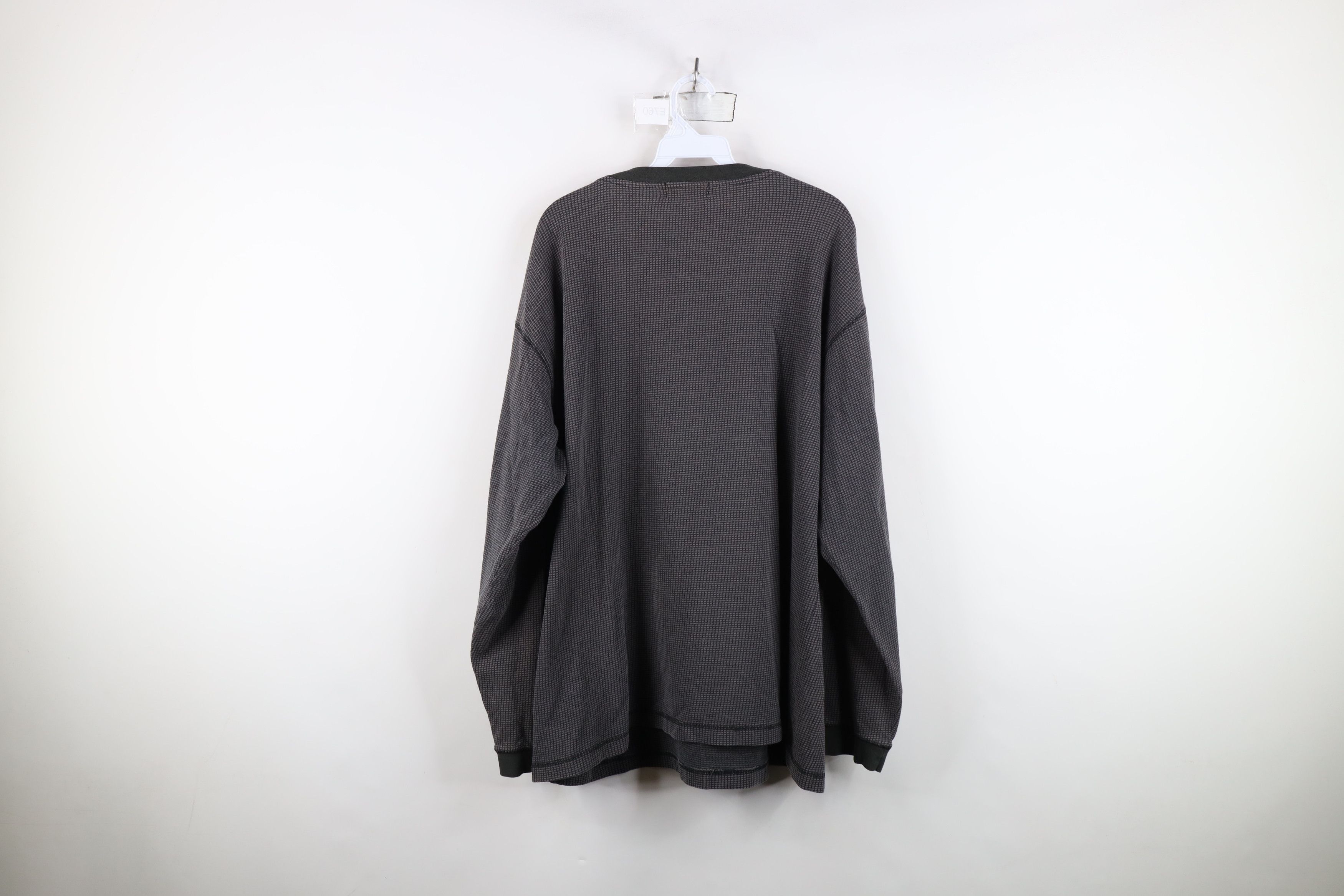 Vintage Vintage 90s Streetwear Knit Long Sleeve Henley T-Shirt Size US XL / EU 56 / 4 - 11 Thumbnail