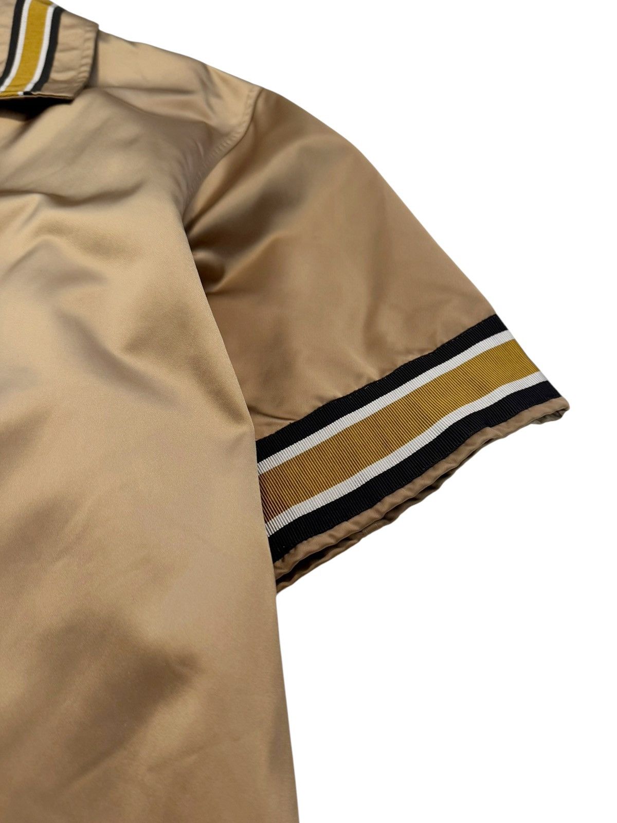 Kim Jones FW 2018 Metallic Short Sleeve Satin Shirt Size US L / EU 52-54 / 3 - 7 Thumbnail