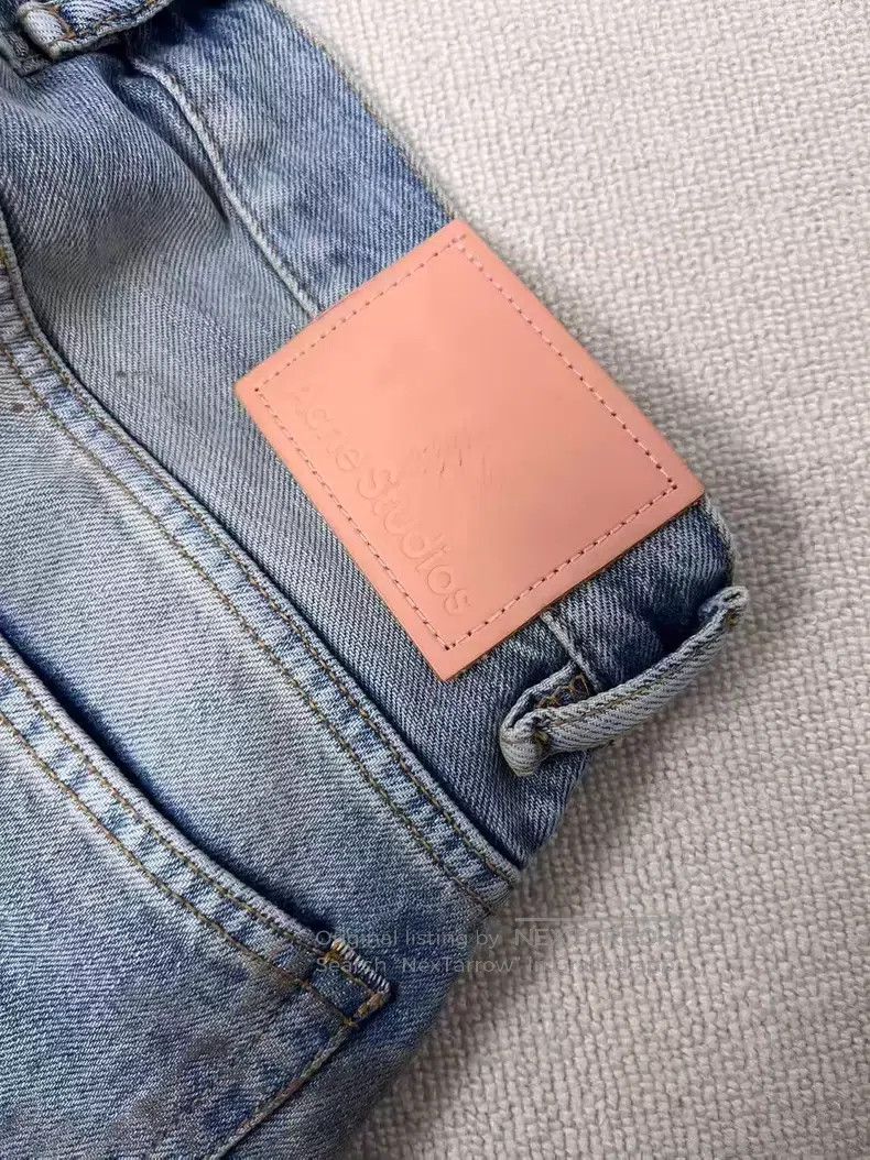 Acne Studios Denim series dirty tie-dye wasteland distress