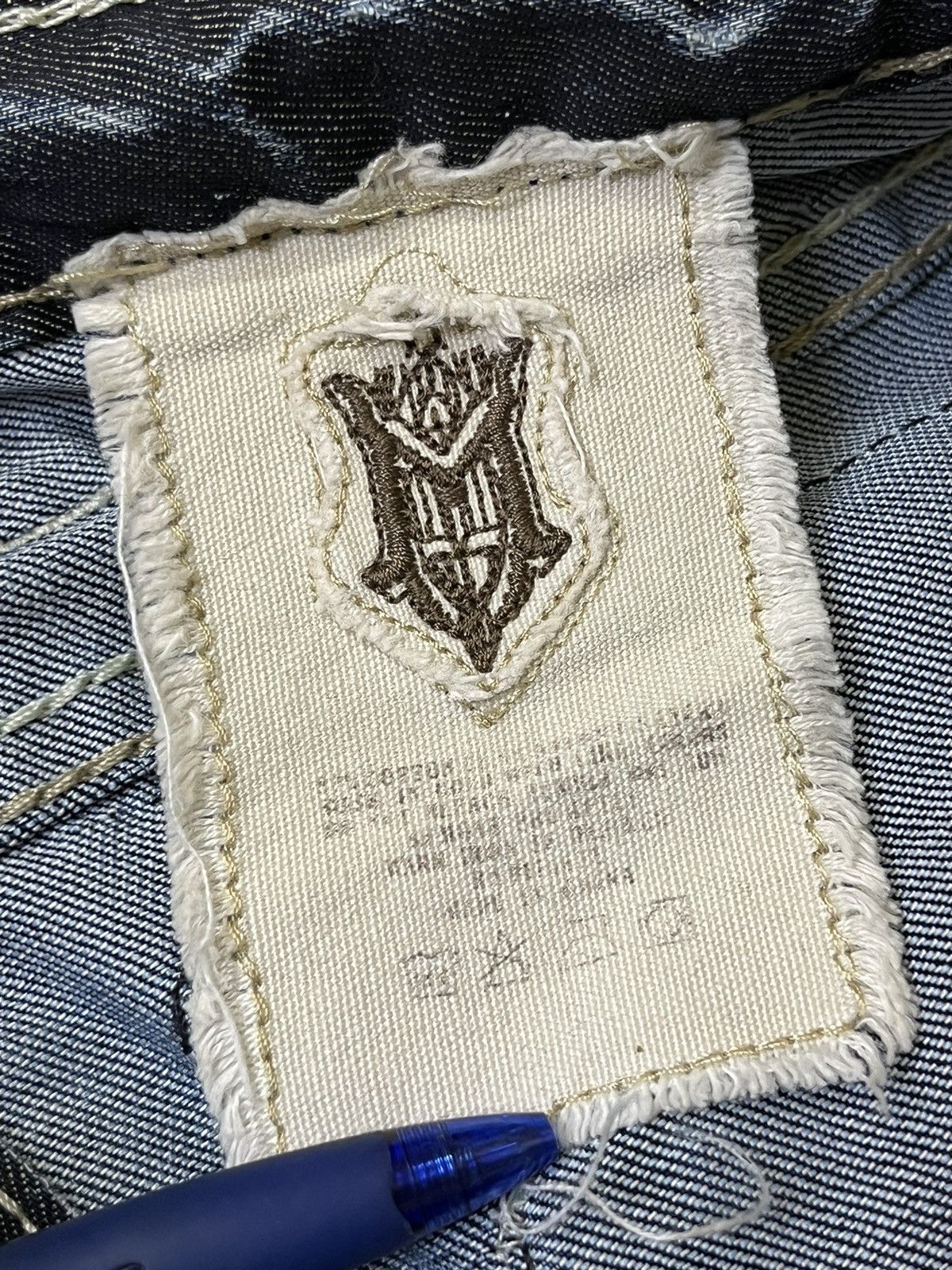 Japanese Brand SICK🔥MONARCHY BOOTSTRAP/FLARE LEG JEANS Size US 36 / EU 52 - 23 Thumbnail