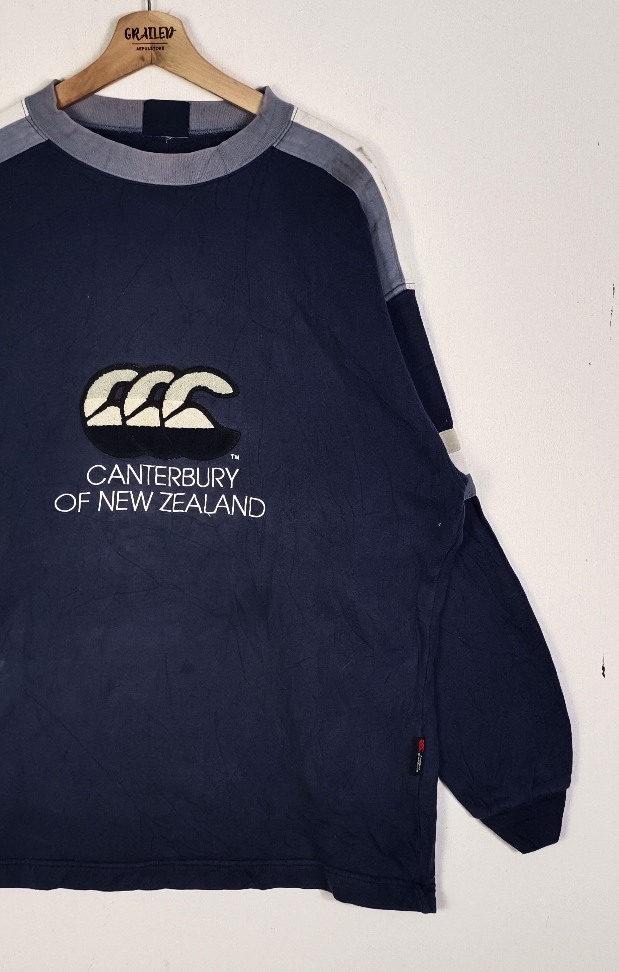 All Blacks × Canterbury of New Zealand × Vintage Vintage 90s💥 Canterbury New Zealand Rugby Size US XL / EU 56 / 4 - 3 Thumbnail