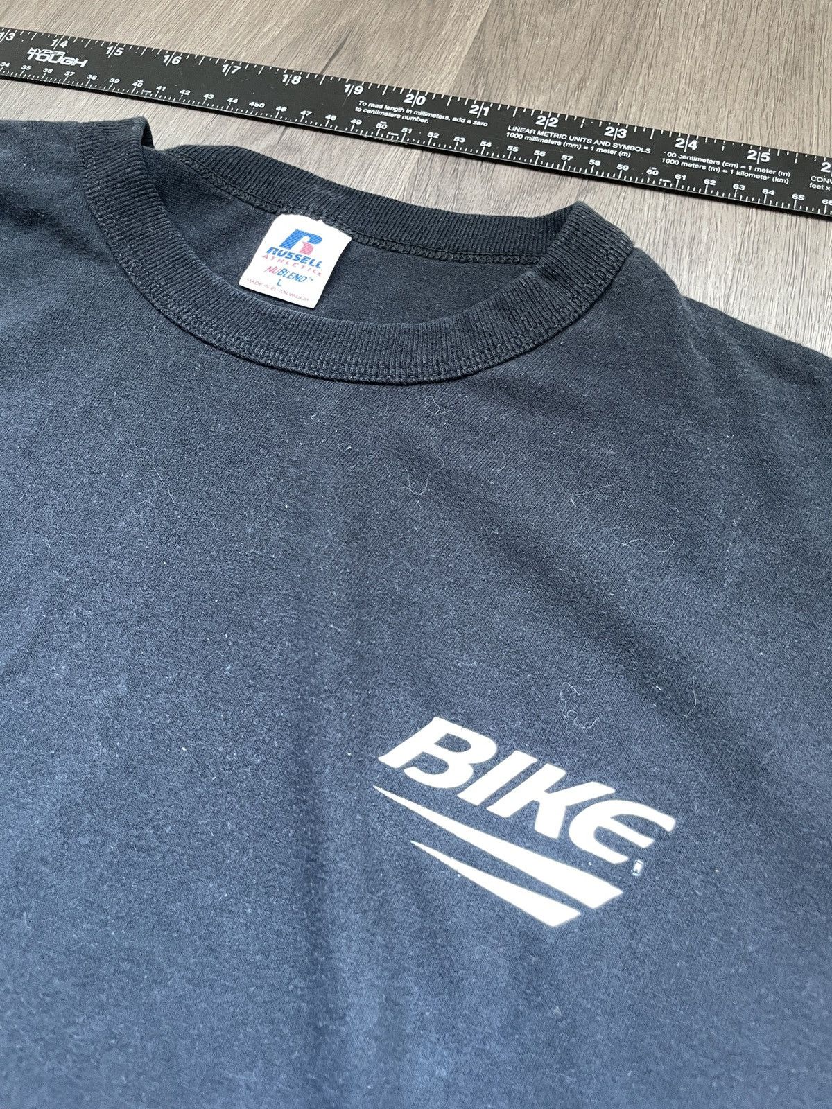 Vintage Vintage Russell Athletics “Bike Brand Logo” T-Shirt (Sz. L) Size US L / EU 52-54 / 3 - 4 Thumbnail