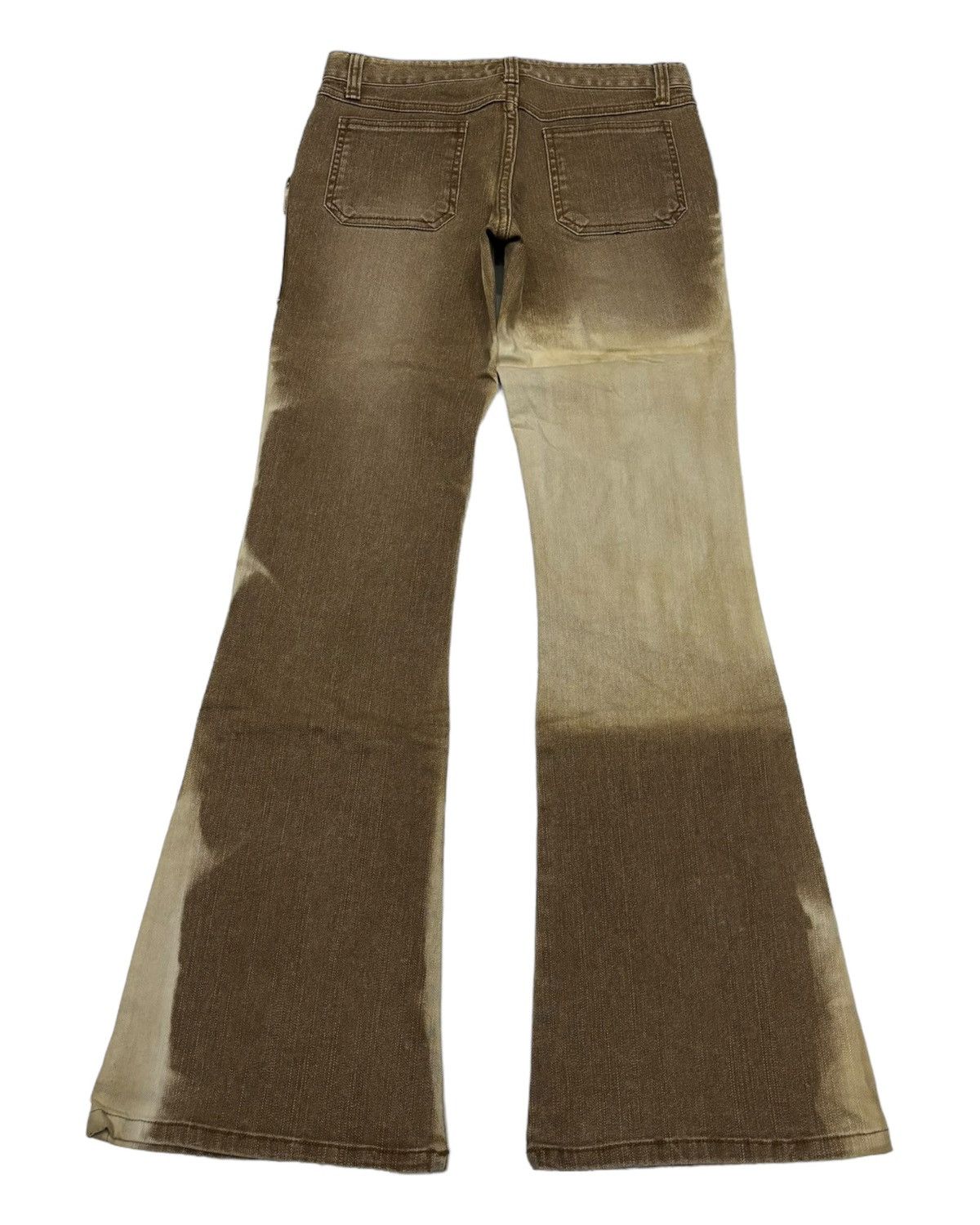 Other RARE FLARE JEANS ORANGE FADED BOOTCUT DENIM JEANS Size 26" / US 2 / IT 38 - 2 Thumbnail