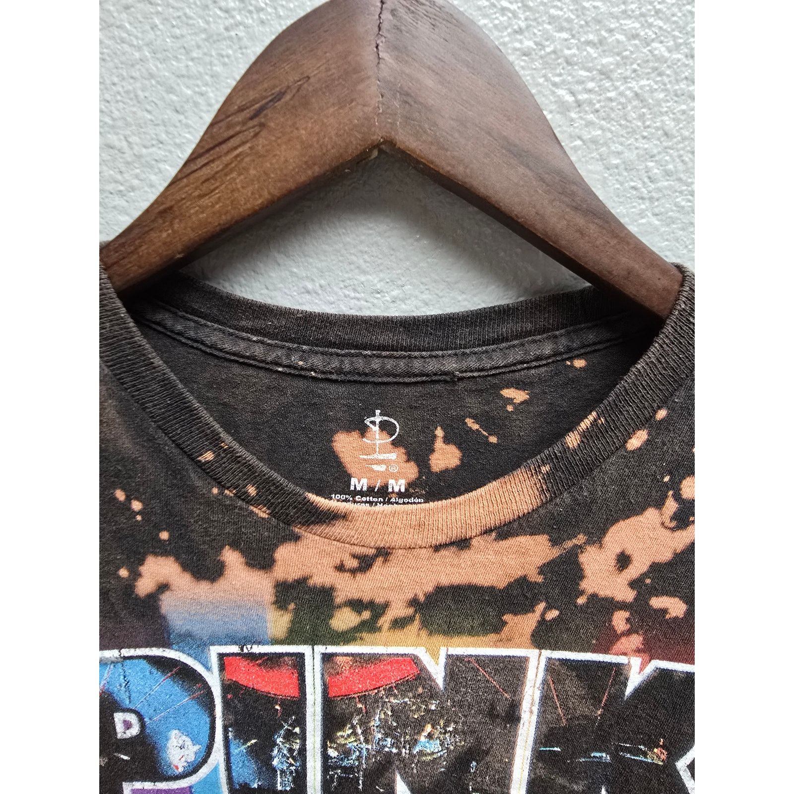Pink Floyd Pink Floyd Shirt Dark Side of the Moon Bleached Band Medium Size US M / EU 48-50 / 2 - 4 Thumbnail