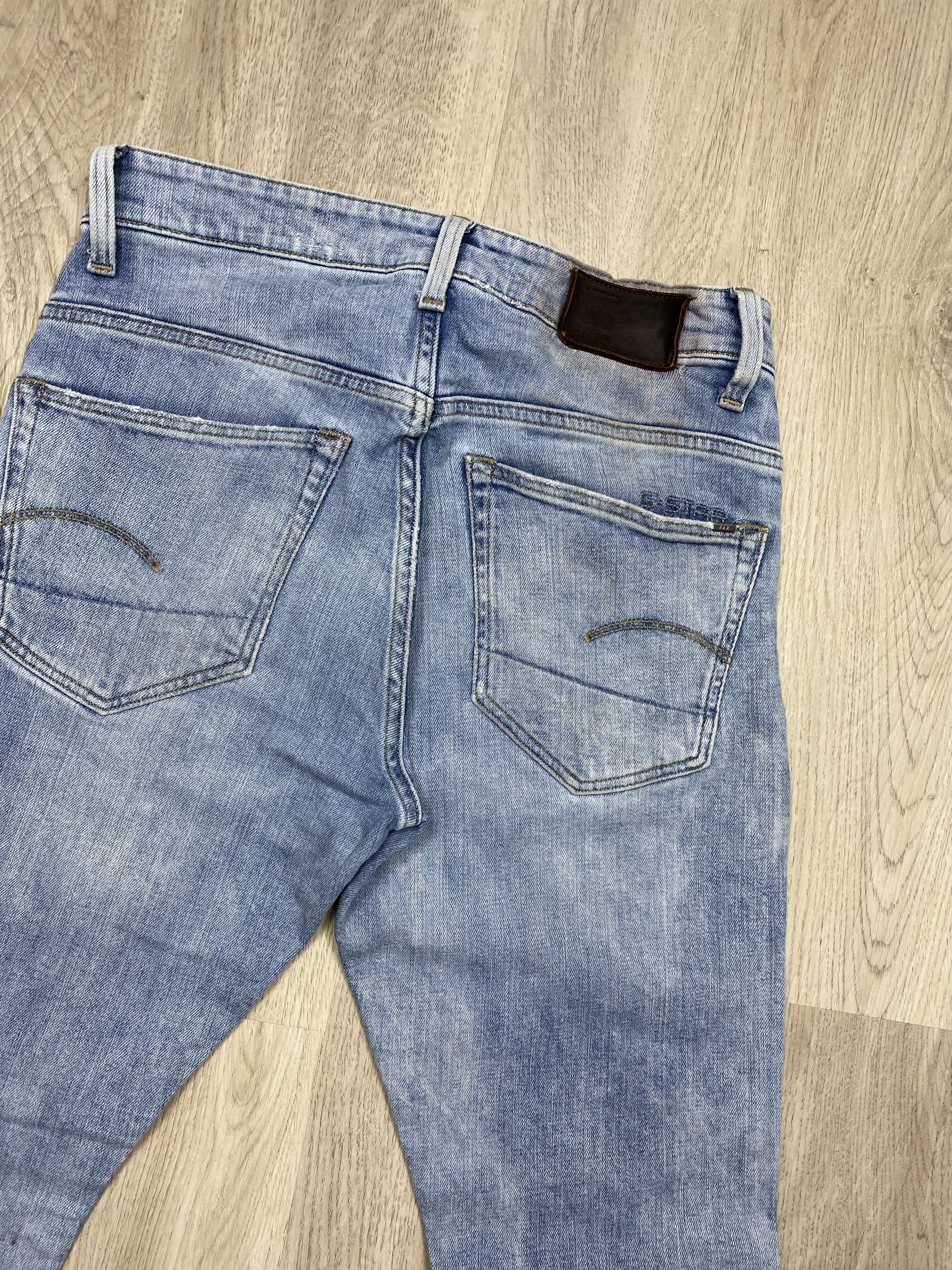 G-Star G Star Raw 3301 Vintage Mens Denim Pants Jeans Size US 30 / EU 46 - 2 Thumbnail