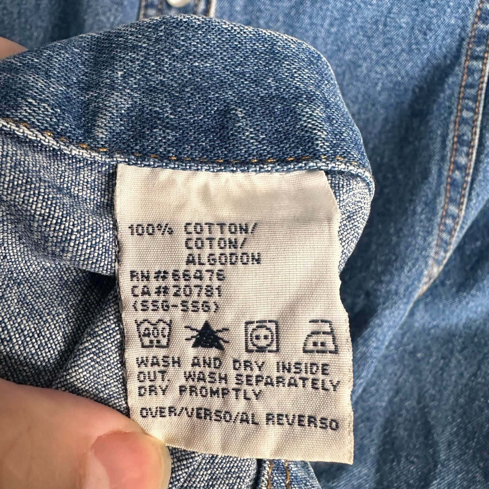 Tommy Hilfiger Tommy Hilfiger Y2K Denim Mini Dress Pearl Button Front 14 Size XL / US 12-14 / IT 48-50 - 11 Thumbnail