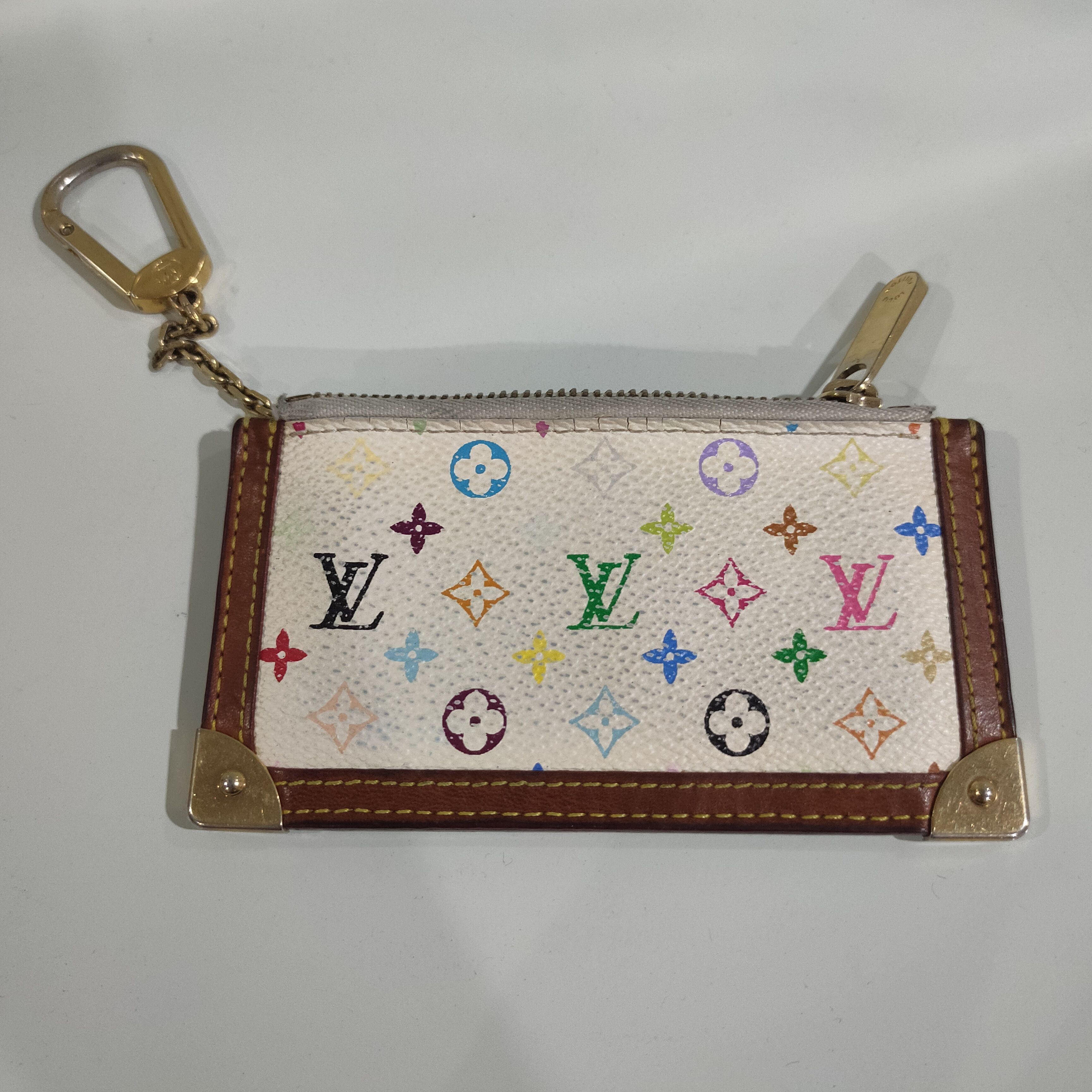 Louis Vuitton 🔥Louis Vuitton Multicolore Key Pouch (Pochette Cles) Size ONE SIZE - 9 Thumbnail
