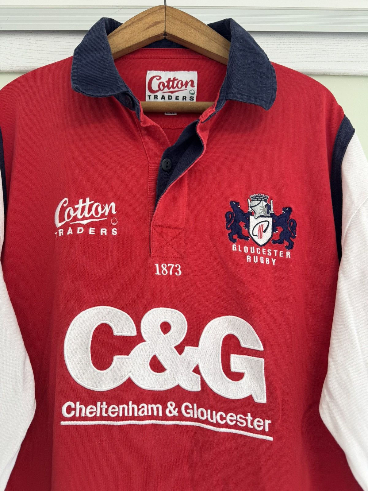 Cotton Traders Vintage Gloucester 2005 Home Rugby Jersey Kit Shirt Size US XXL / EU 58 / 5 - 6 Thumbnail