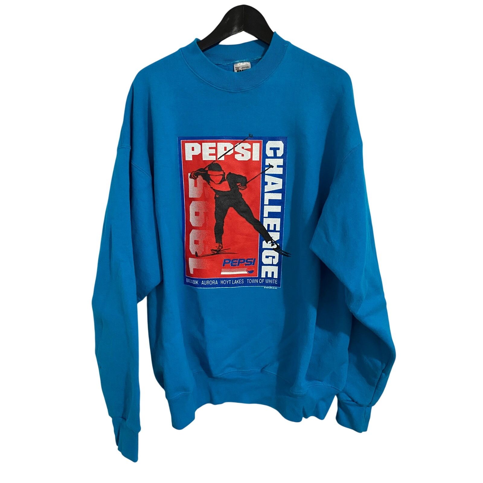 Fruit Of The Loom Vintage 1995 Pepsi Challenge Crewneck Sweatshirt Size XXL Size US XXL / EU 58 / 5 - 1 Thumbnail