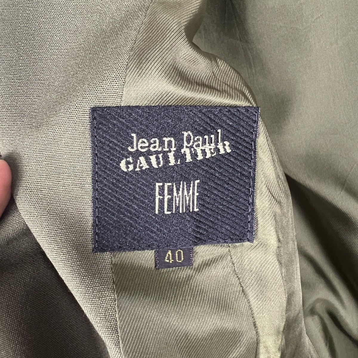 Jean Paul Gaultier Vintage 90s Jean Paul Gaultier Femme Blazer Size S / US 4 / IT 40 - 10 Thumbnail