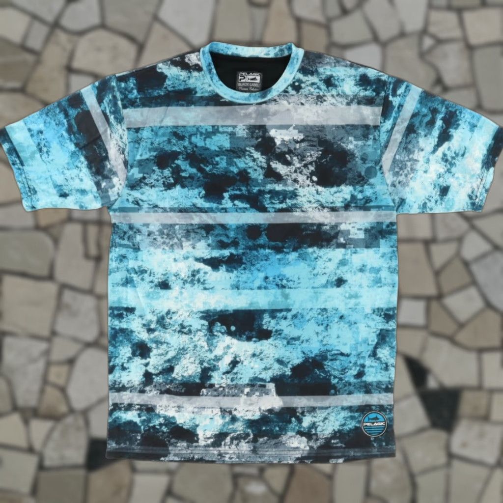 Vintage **Pelagic Black Label All Over Print T-Shirt Blue Men's L** User: **Black Label All Over Print T-Shirt Blue Men's L** Pelagic ** Size US L / EU 52-54 / 3 - 1 Thumbnail