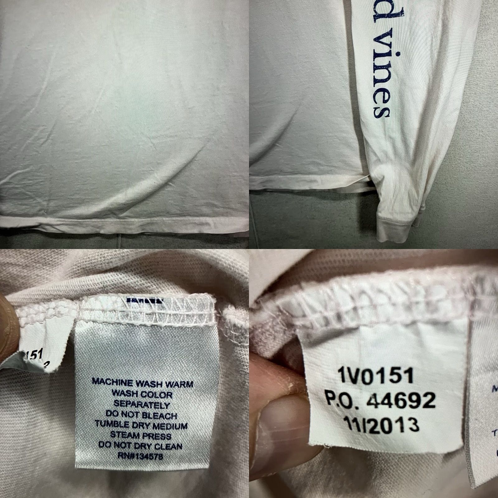Vineyard Vines Vineyard Vines Long Sleeve T-Shirt Men's Oversized Medium Pink Casual Graphic Print Preppy Beach Size US M / EU 48-50 / 2 - 8 Thumbnail