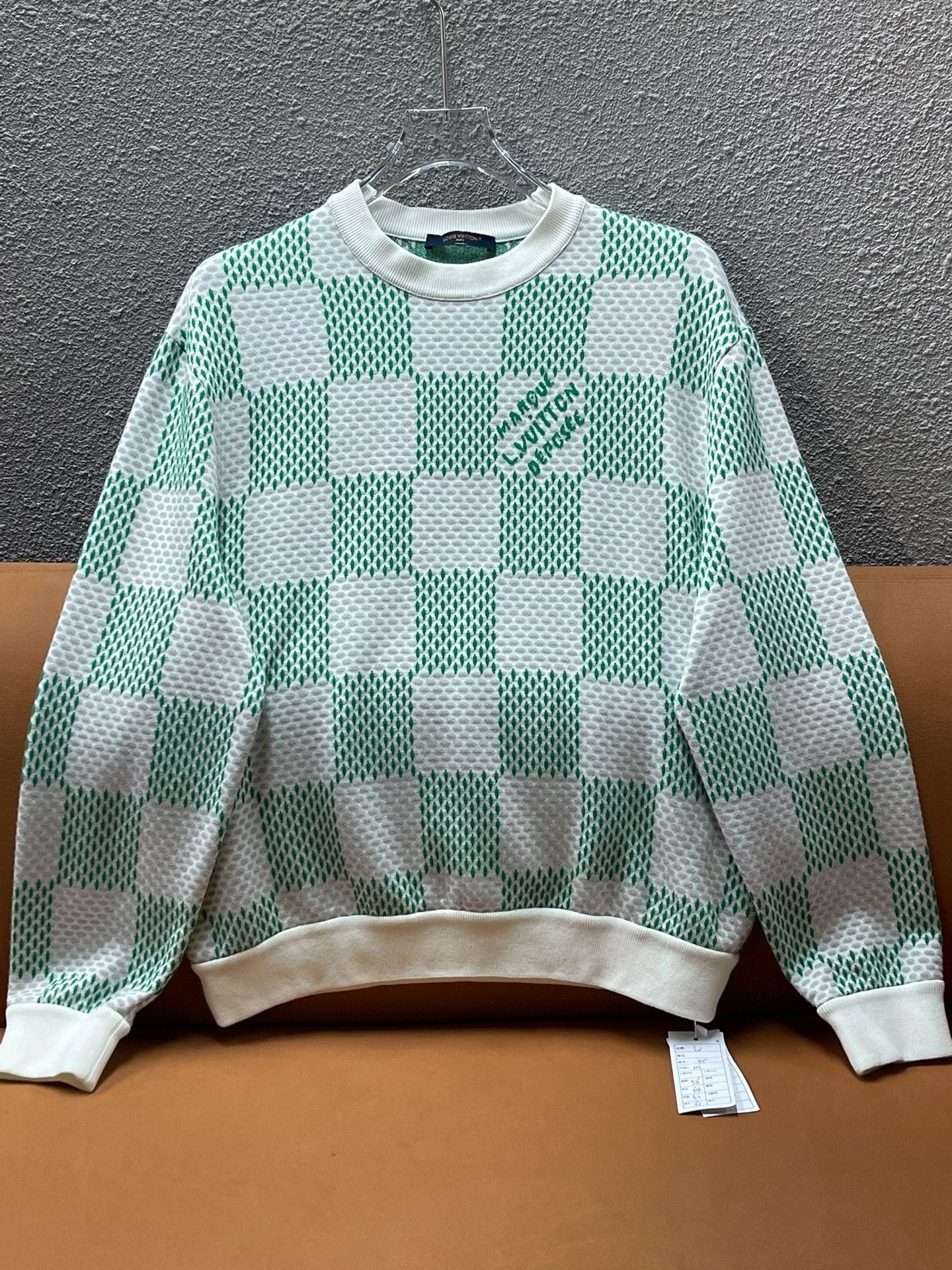 Louis Vuitton Louis Vuitton SS24 Checkerboard Logo Sweatshirt Size US M / EU 48-50 / 2 - 1 Thumbnail