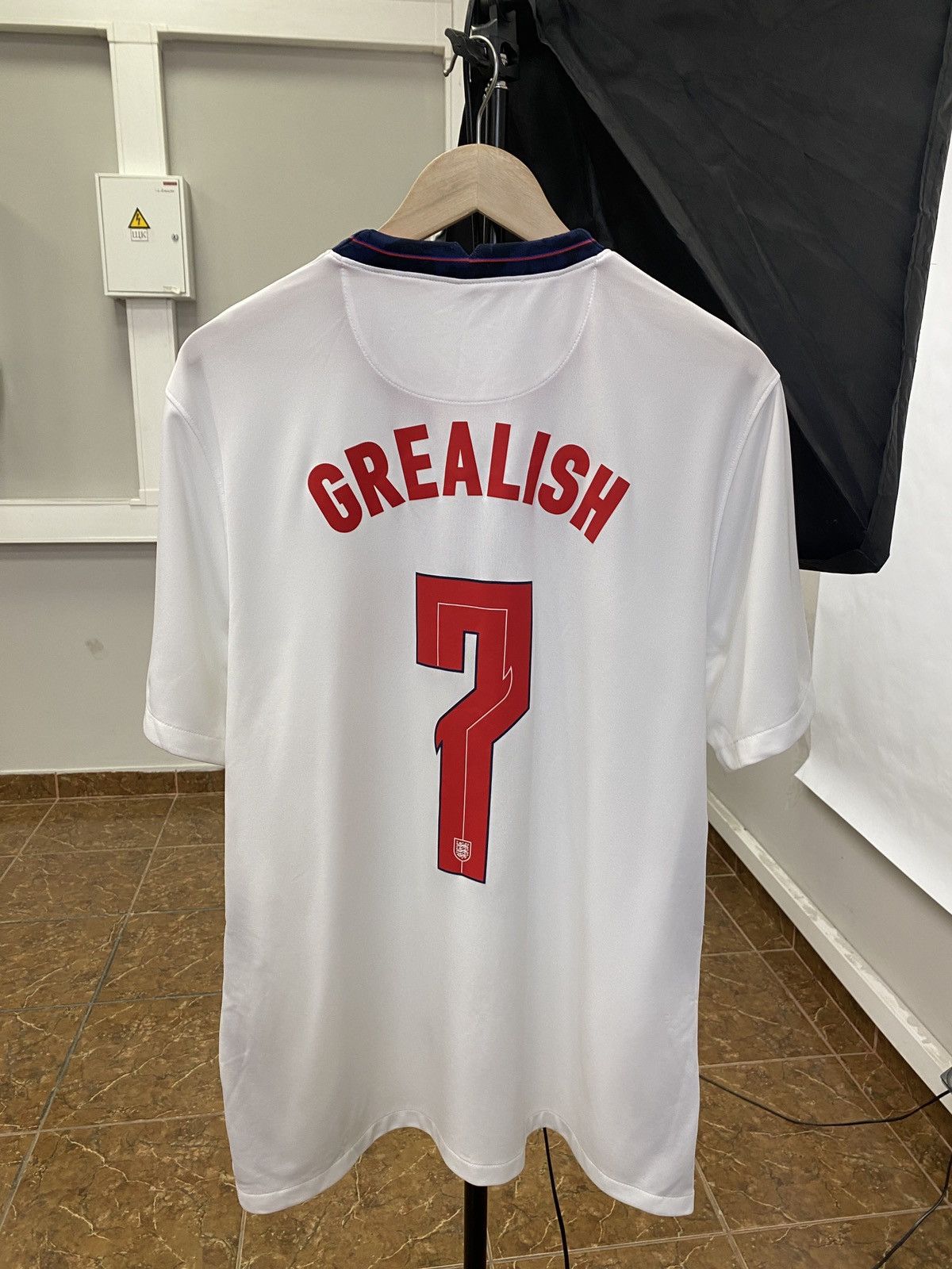 🏴󠁧󠁢󠁥󠁮󠁧󠁿 England Nike Grealish 7 Soccer Jersey Rare Retro Hype Y2K