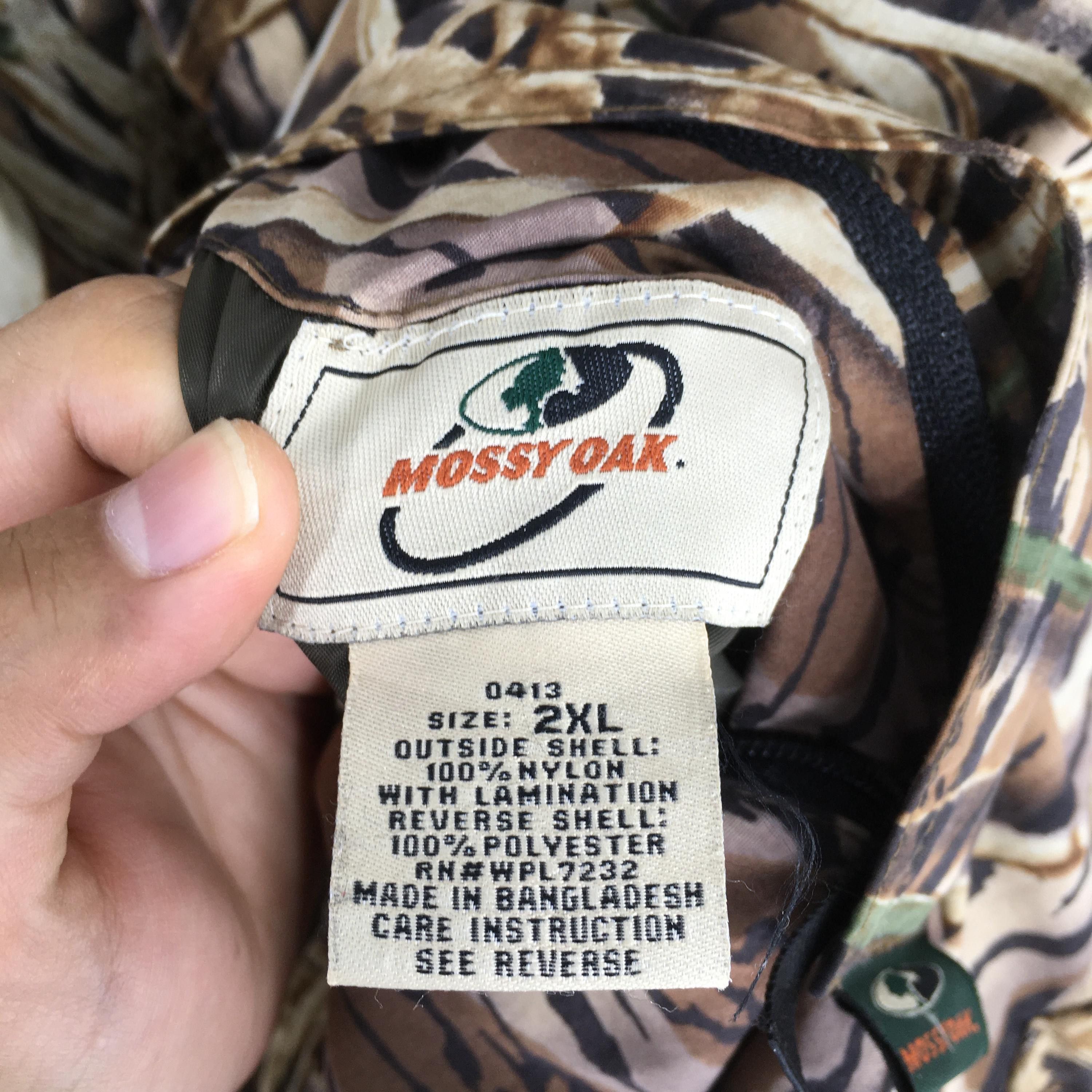 Mossy Oaks Vintage Mossy Oak Tree Camo Hoodie Zipper Jacket 2XLarge Size US XXL / EU 58 / 5 - 5 Thumbnail